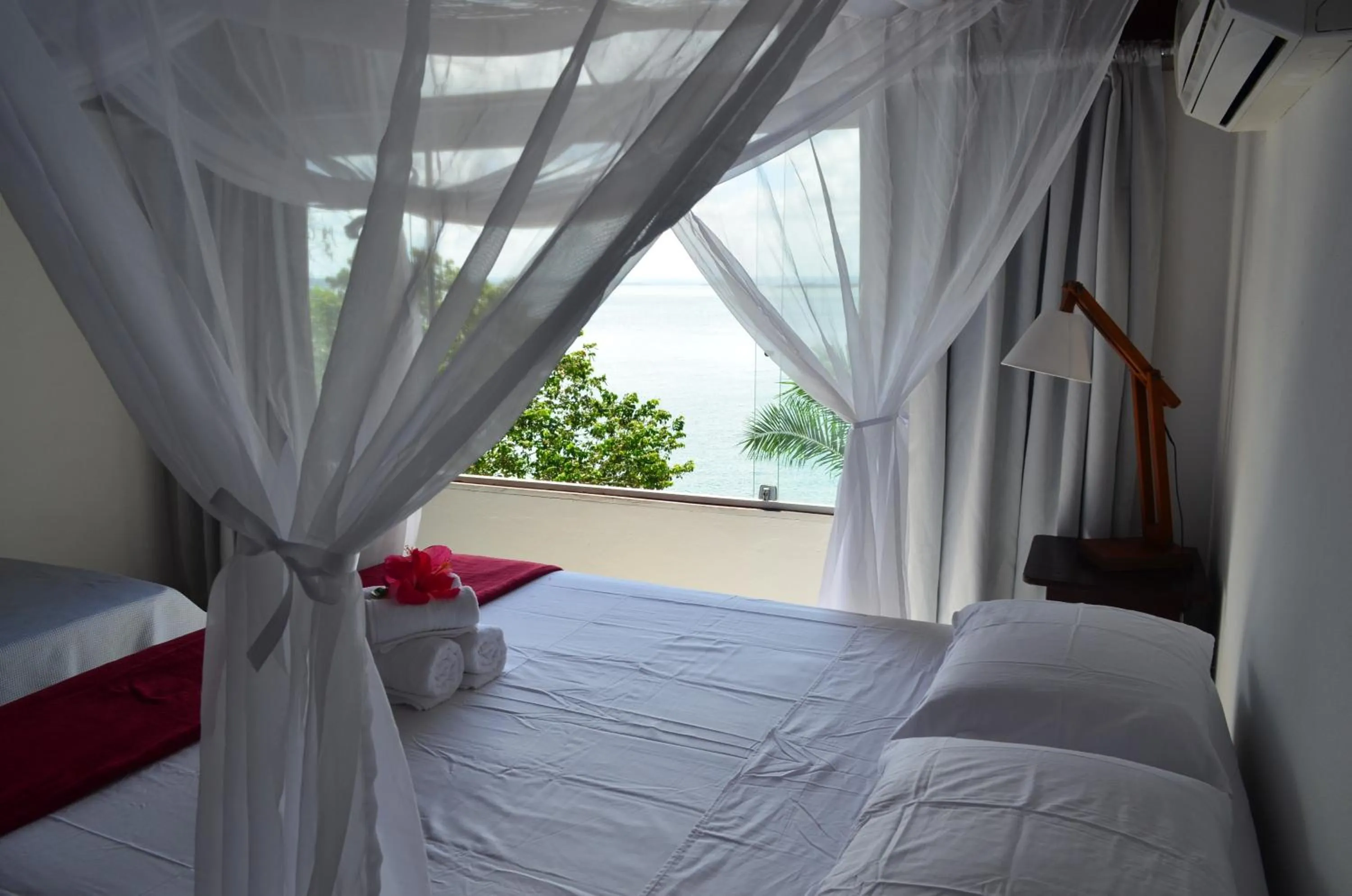 Bed in Pousada Ponta Das Pedras