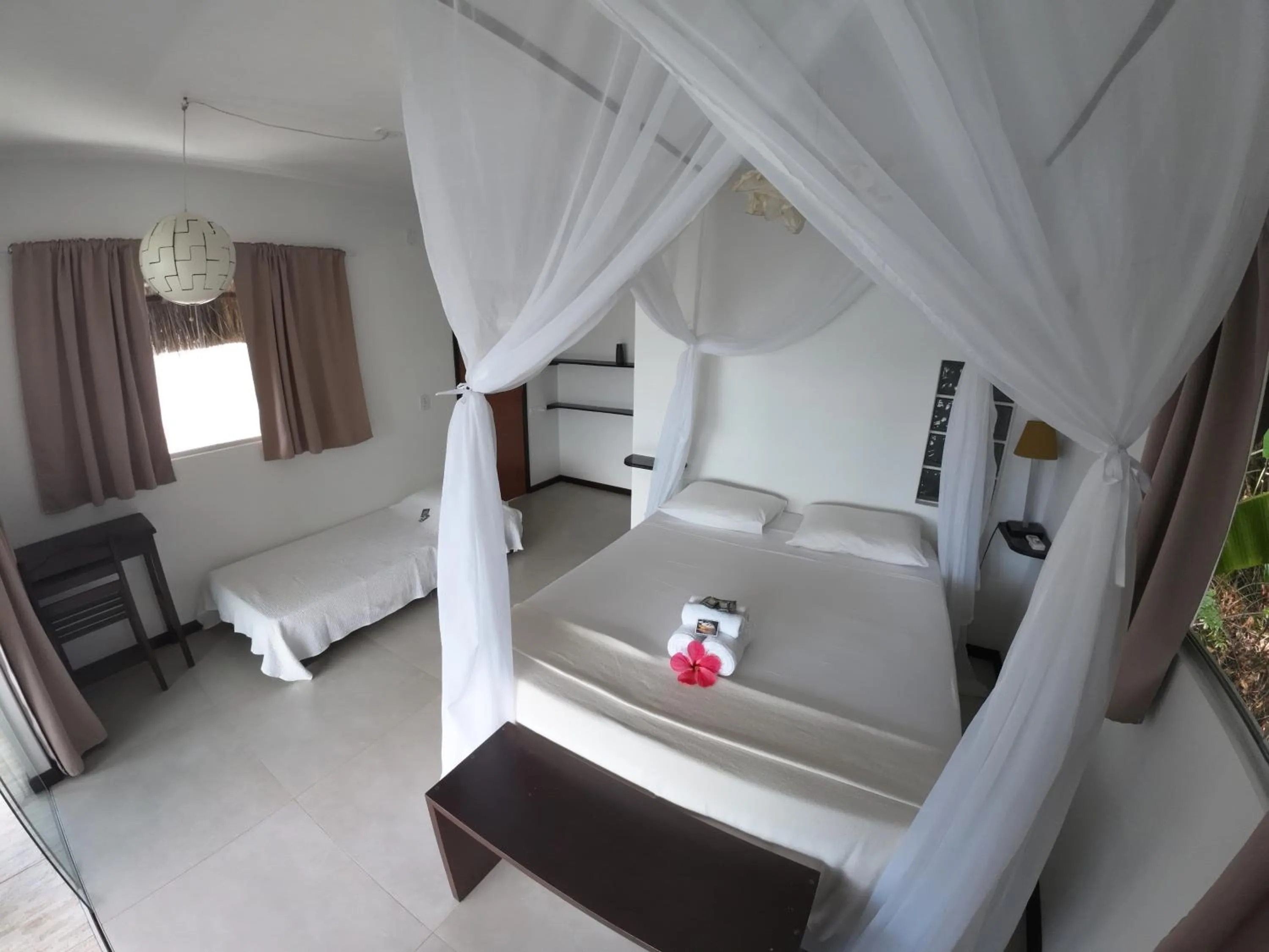 Bed in Pousada Ponta Das Pedras