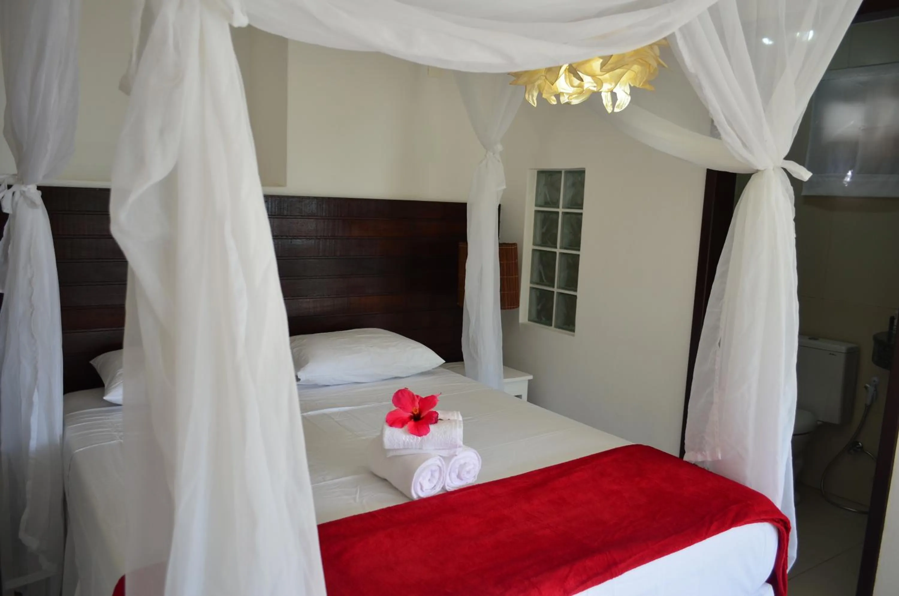 Bed in Pousada Ponta Das Pedras