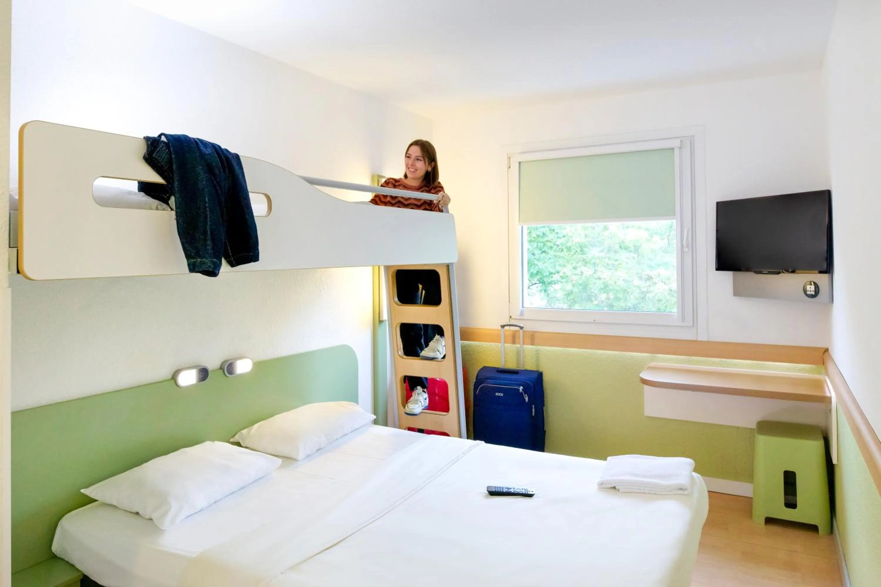 Bed in Ibis budget Berlin Potsdamer Platz