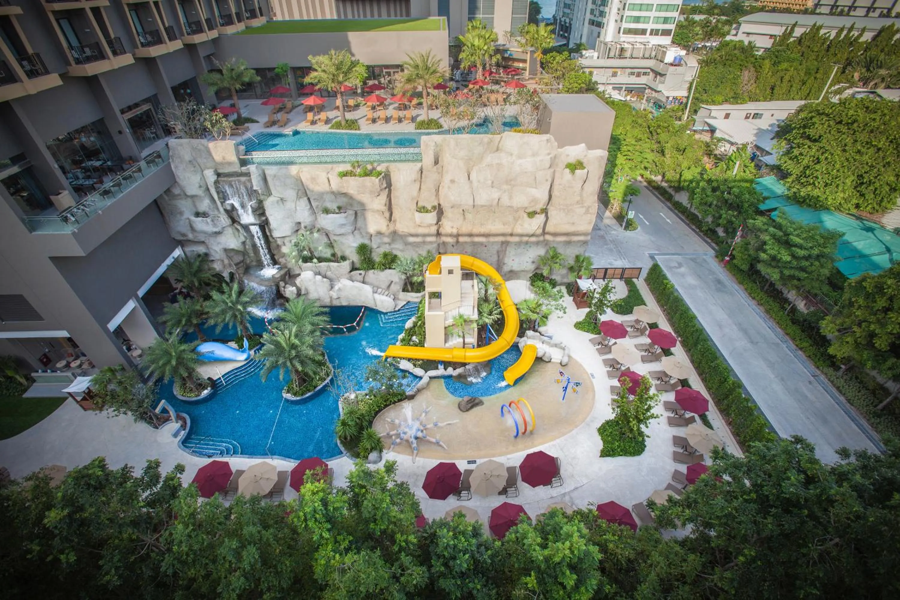 Bird's eye view in Mercure Pattaya Ocean Resort