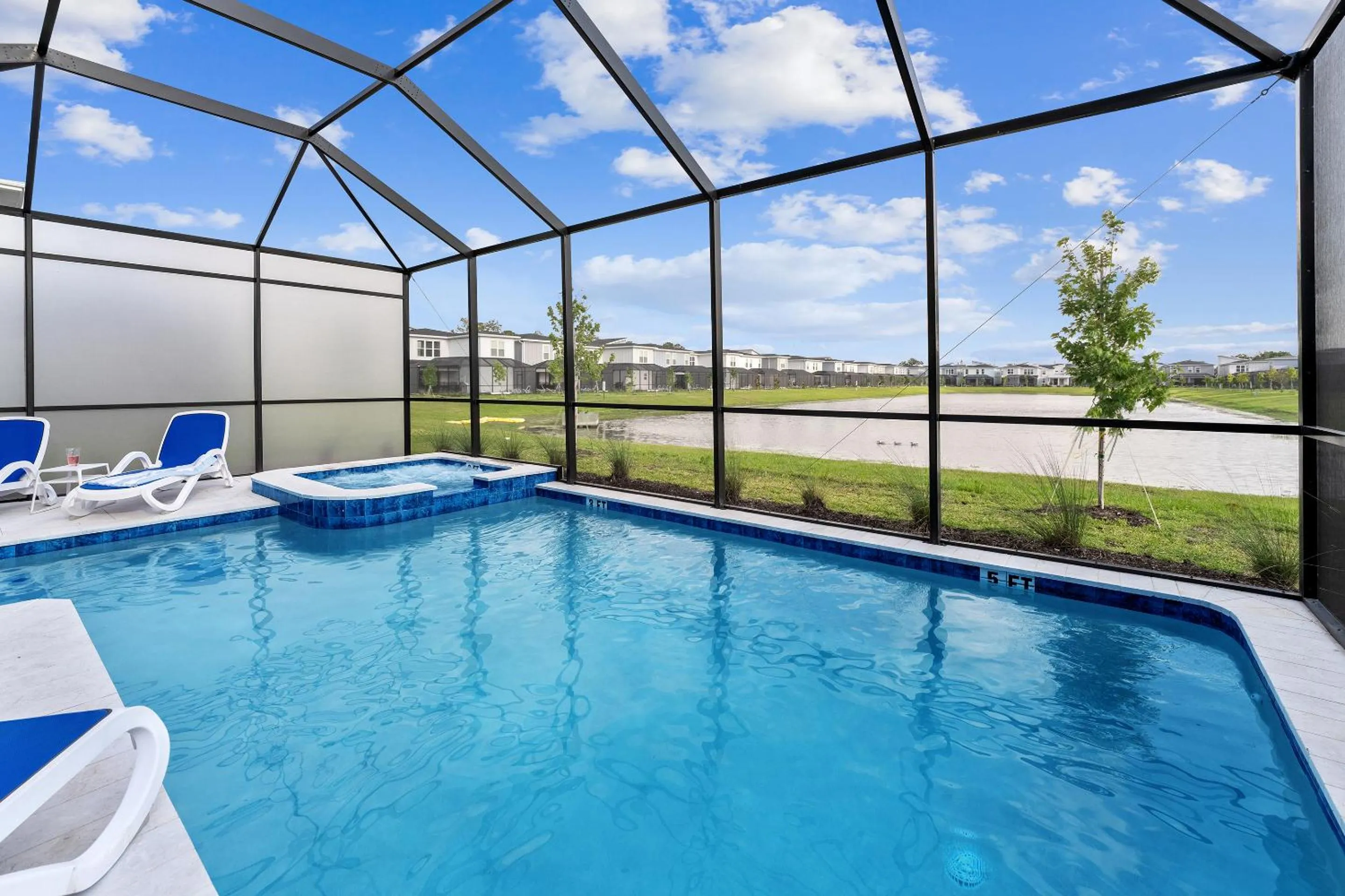 BBQ facilities in Villatel Orlando Resort