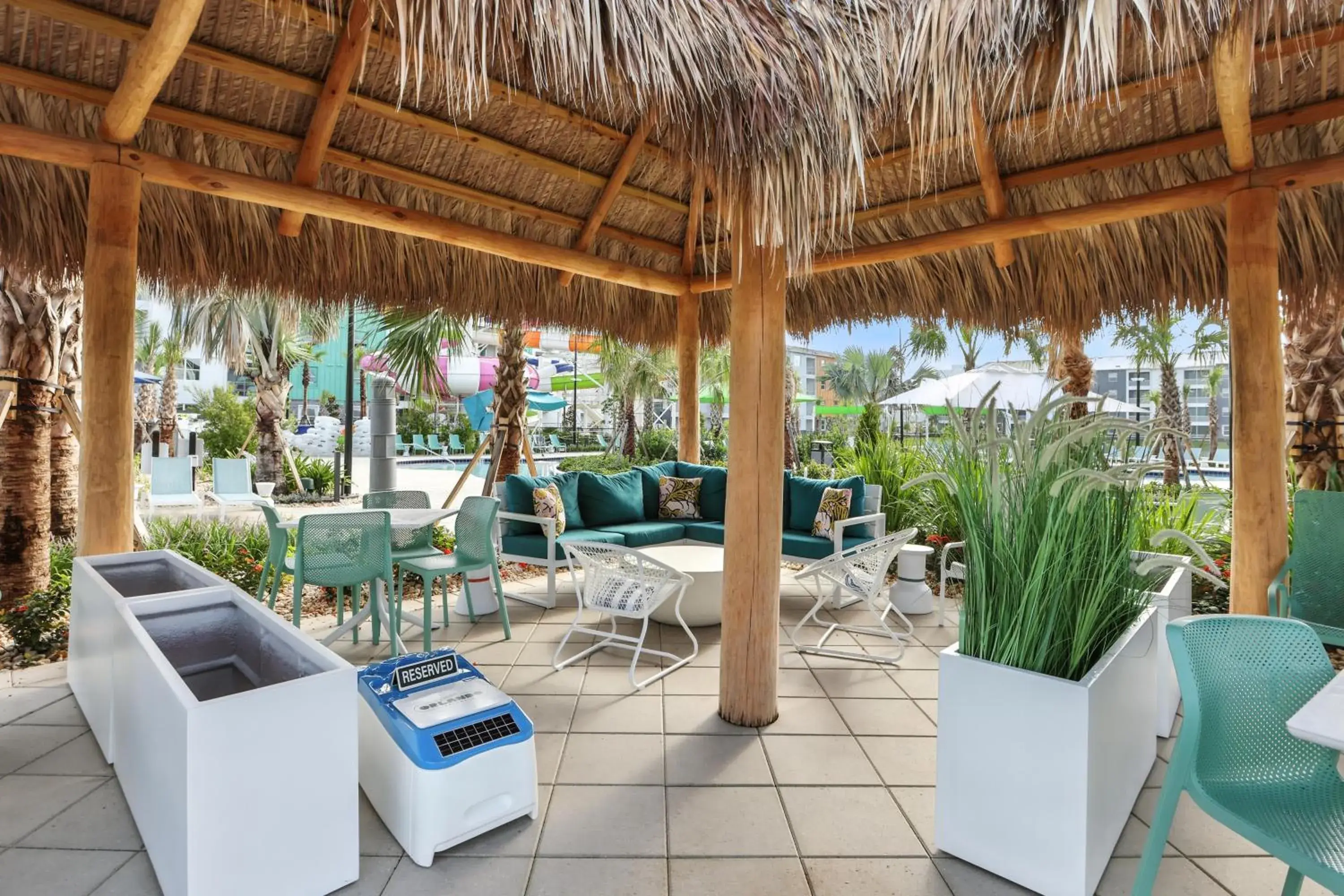 sunbed in Villatel Orlando Resort sunbed in Villatel Orlando Resort