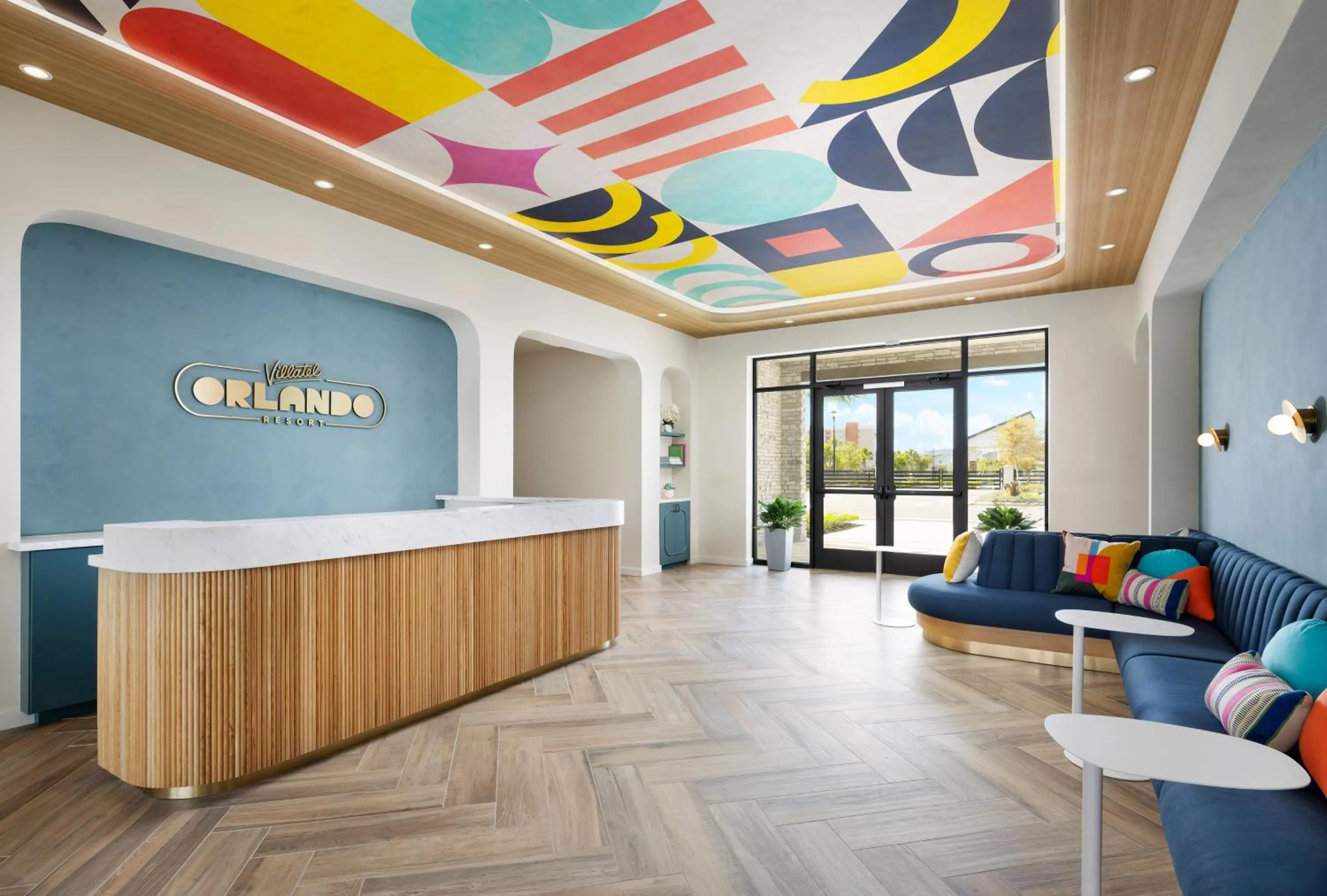 Lobby or reception in Villatel Orlando Resort