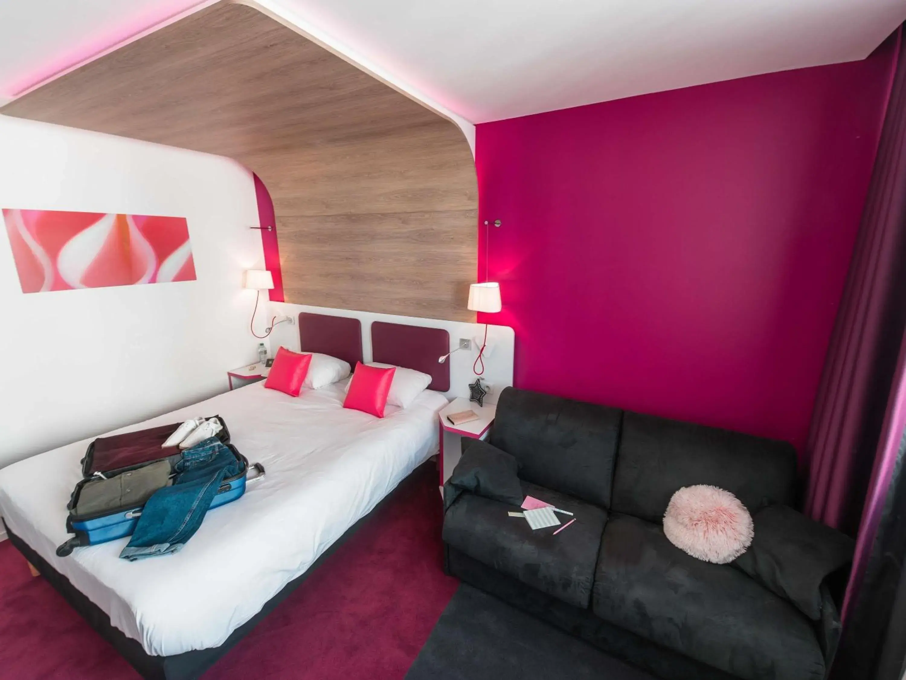 Bedroom, Bed in ibis Styles Montelimar Centre Bedroom, Bed in ibis Styles Montelimar Centre