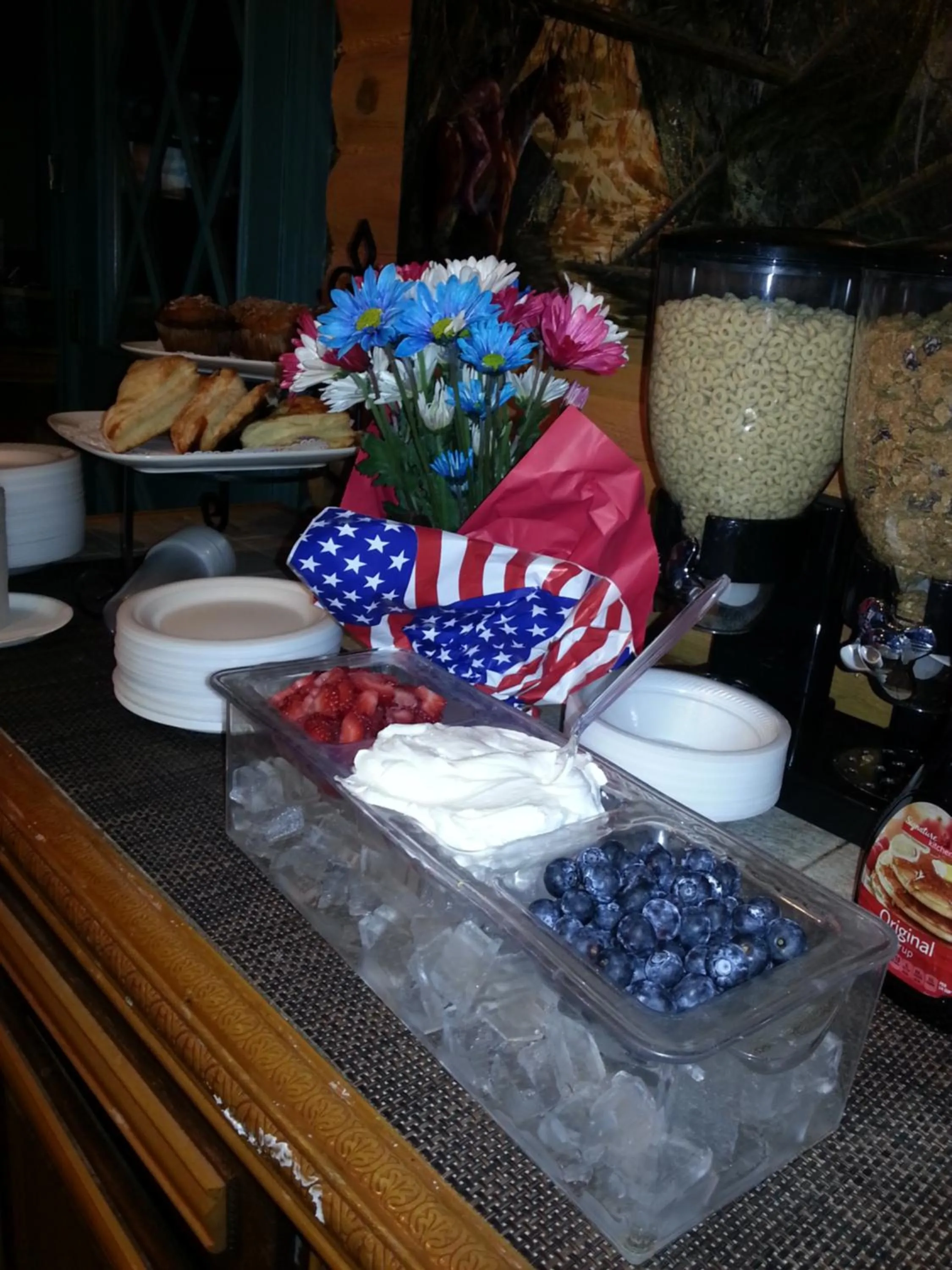American breakfast in Ouray Inn