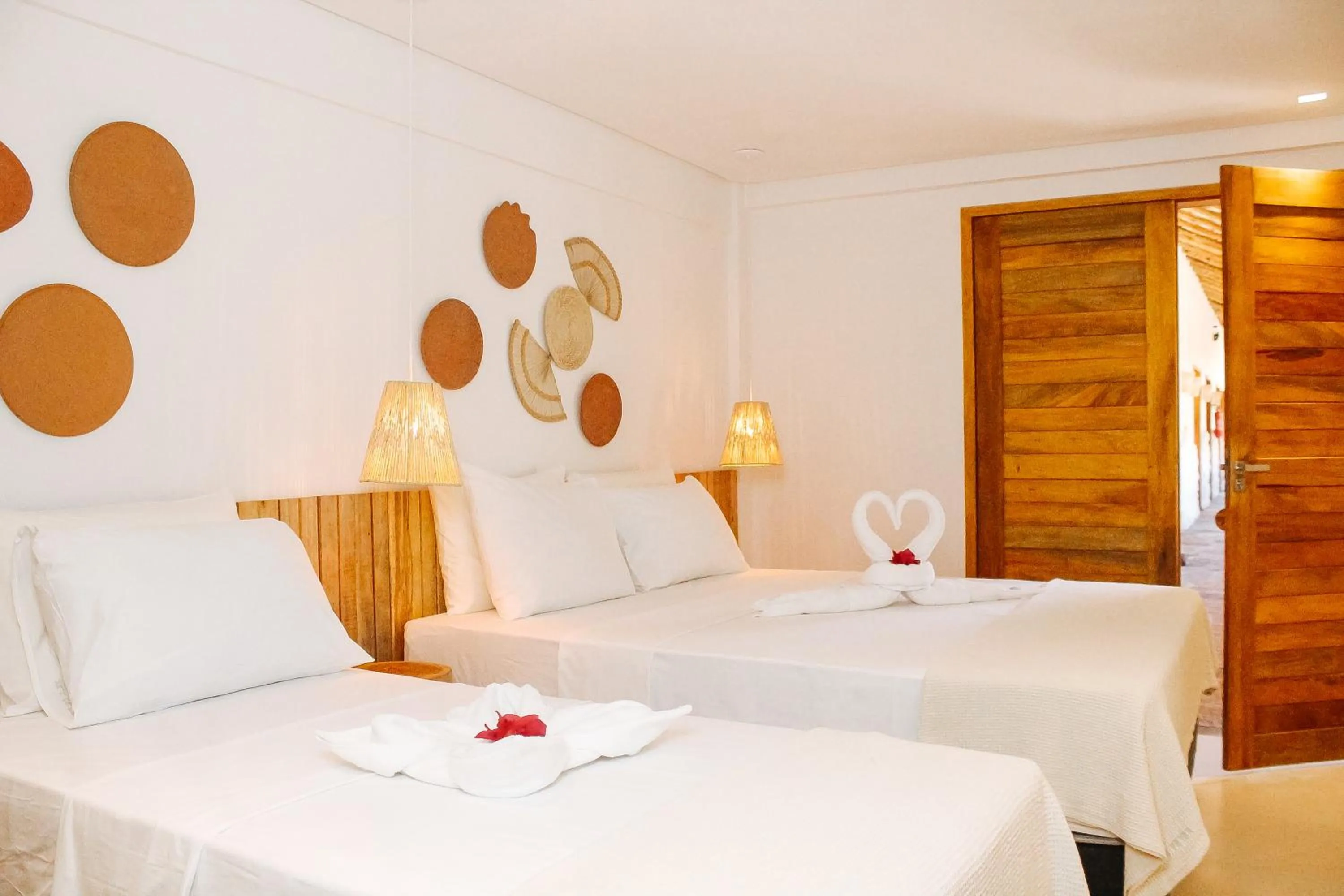 Bed in Pousada Vila de Pedra