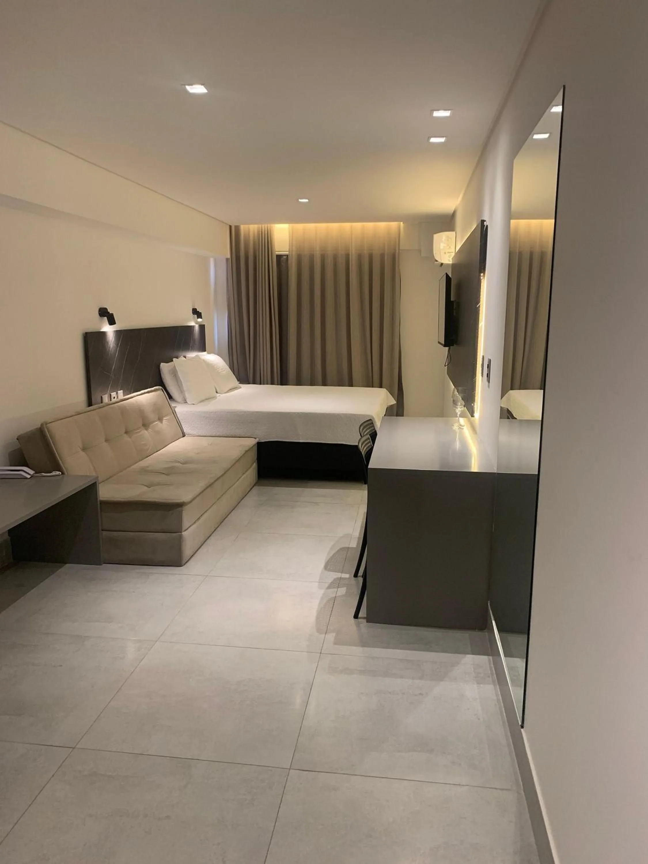 Bed in Flat beira-mar no Arpoar suítes