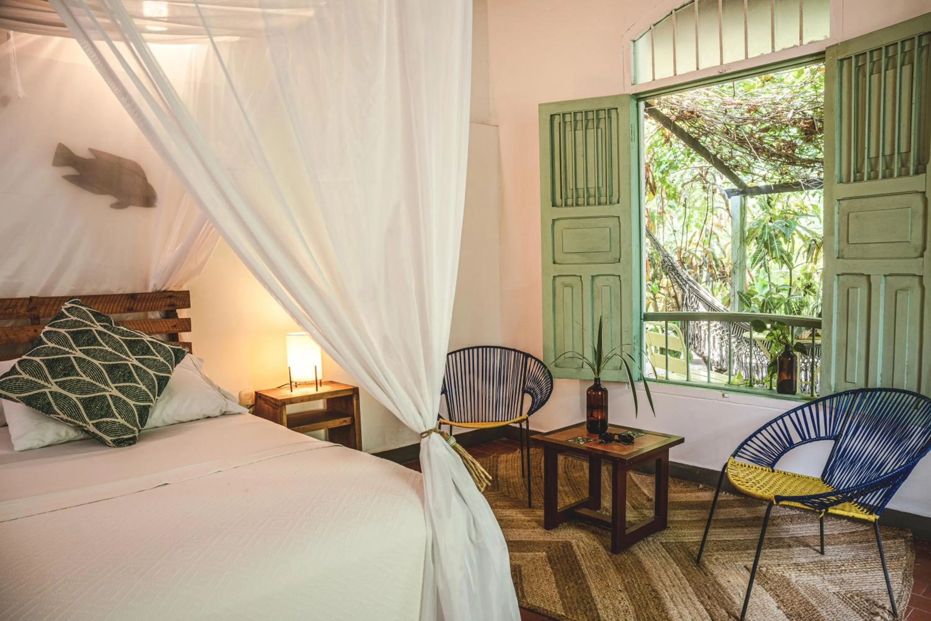 Balcony/Terrace, Bed in Waka Hotel Rural