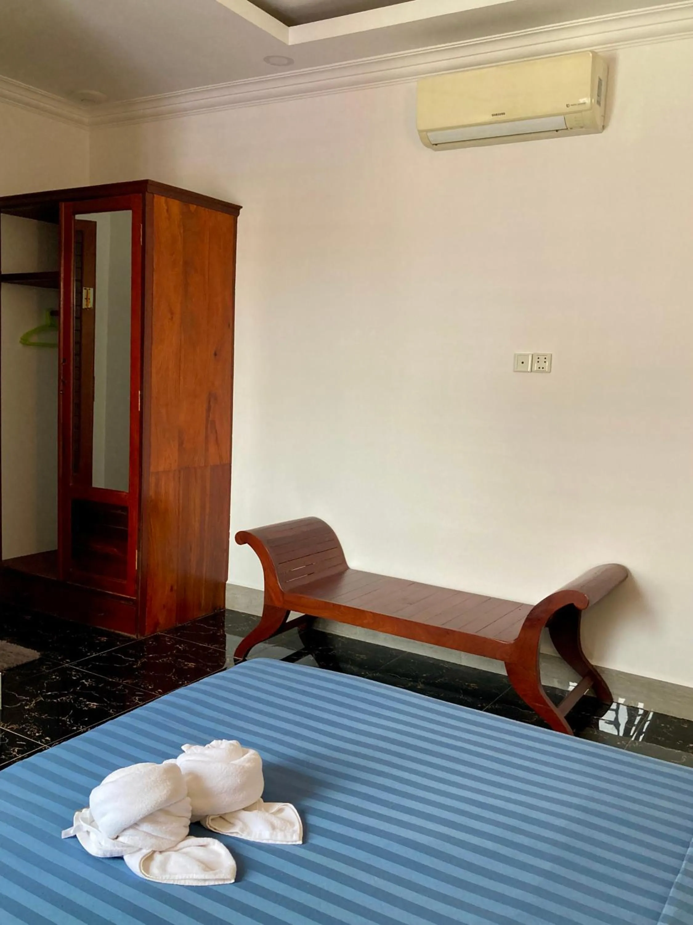 Bed in Lotus Haven Villa