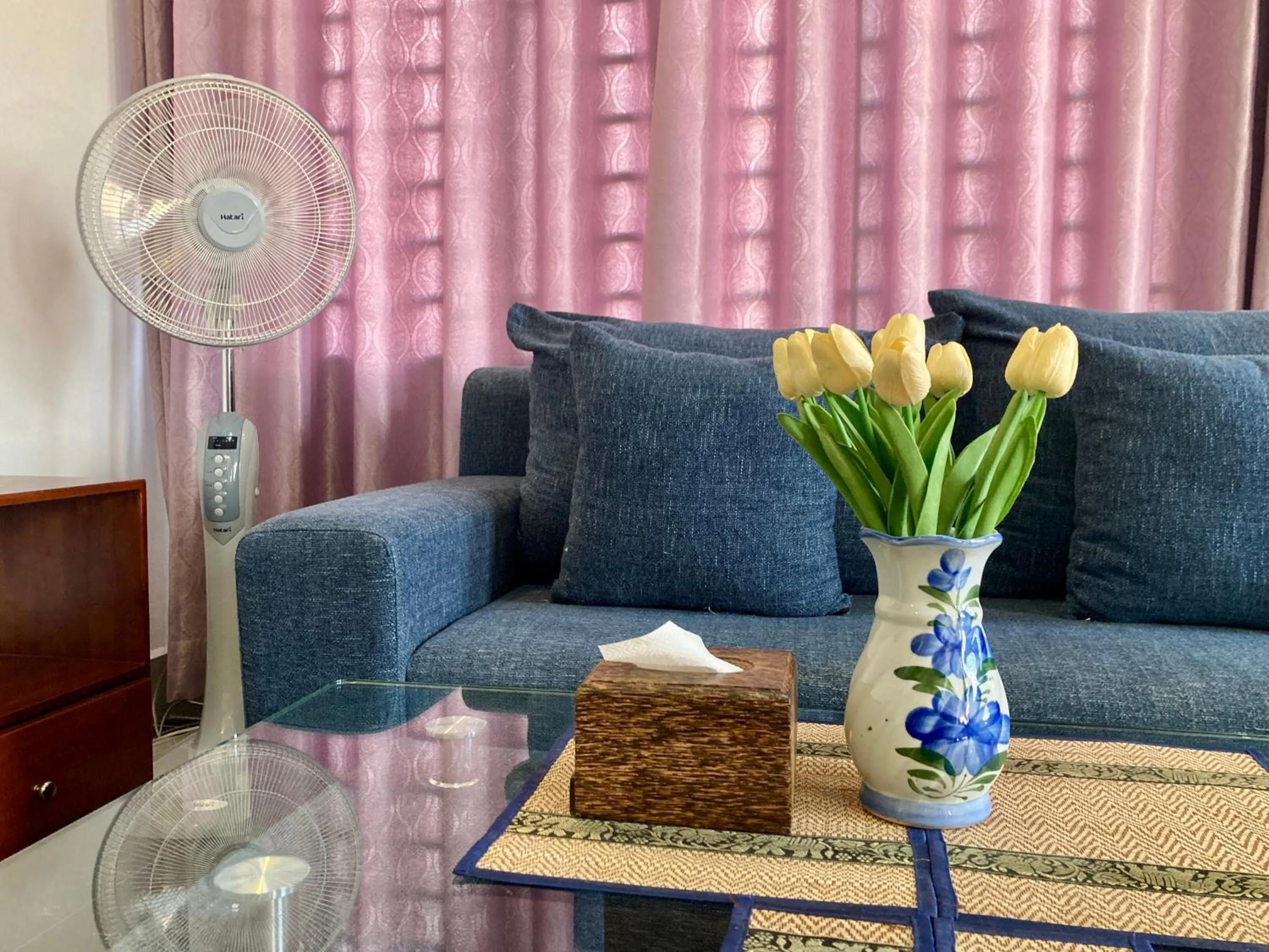 Living room in Lotus Haven Villa