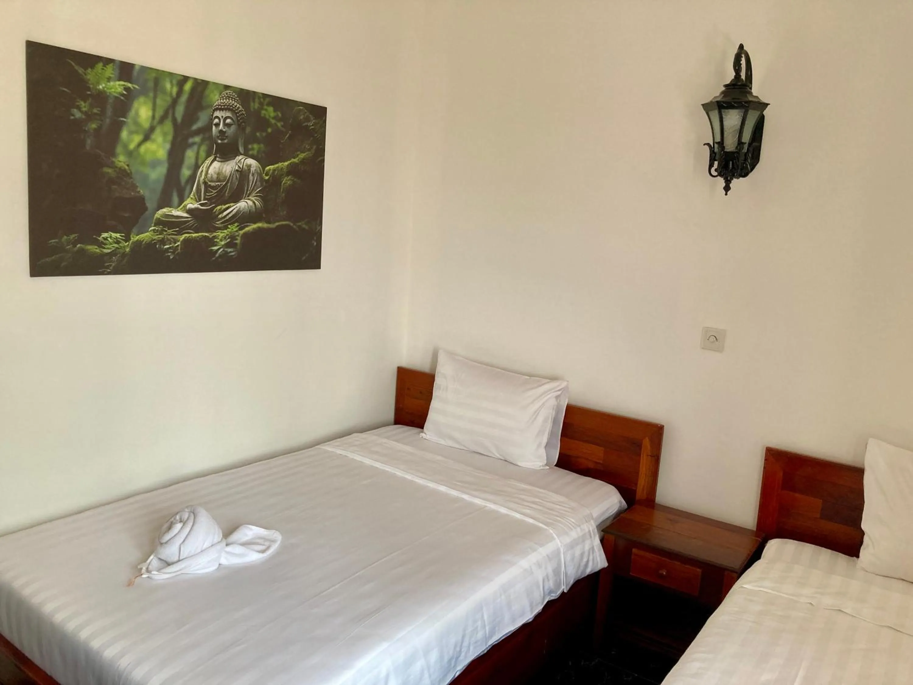 Bed in Lotus Haven Villa