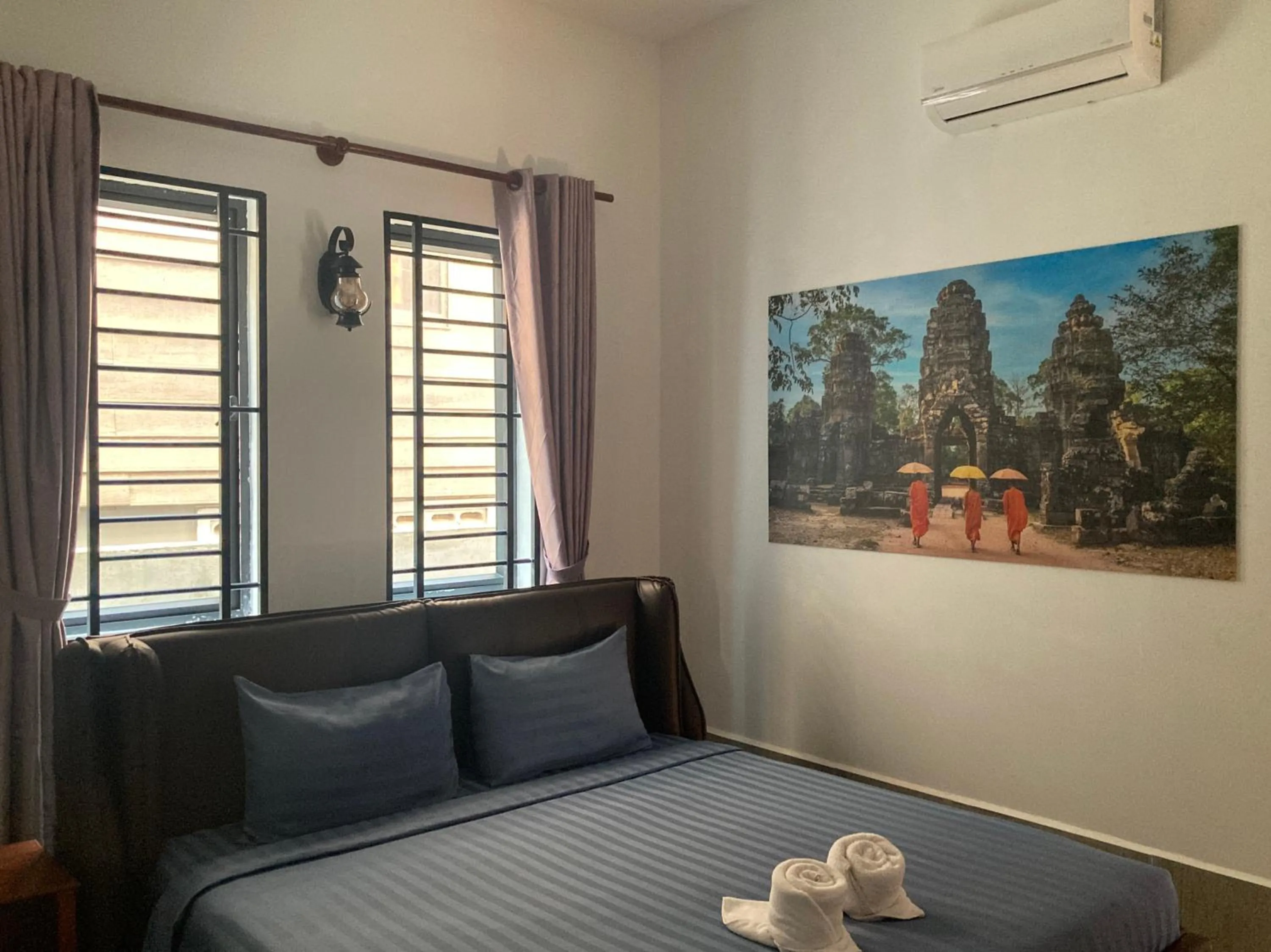 Bed in Lotus Haven Villa