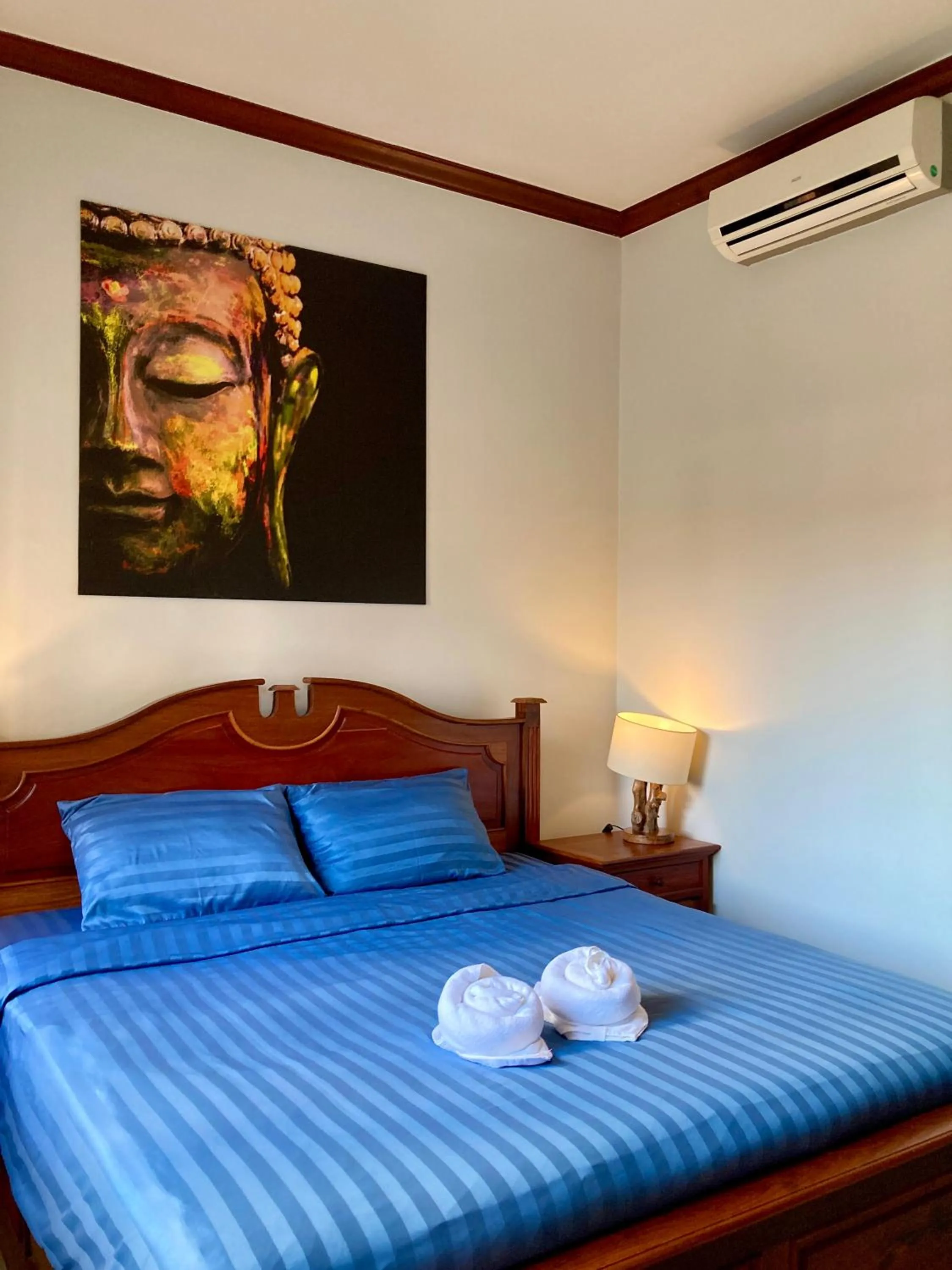 Bed in Lotus Haven Villa