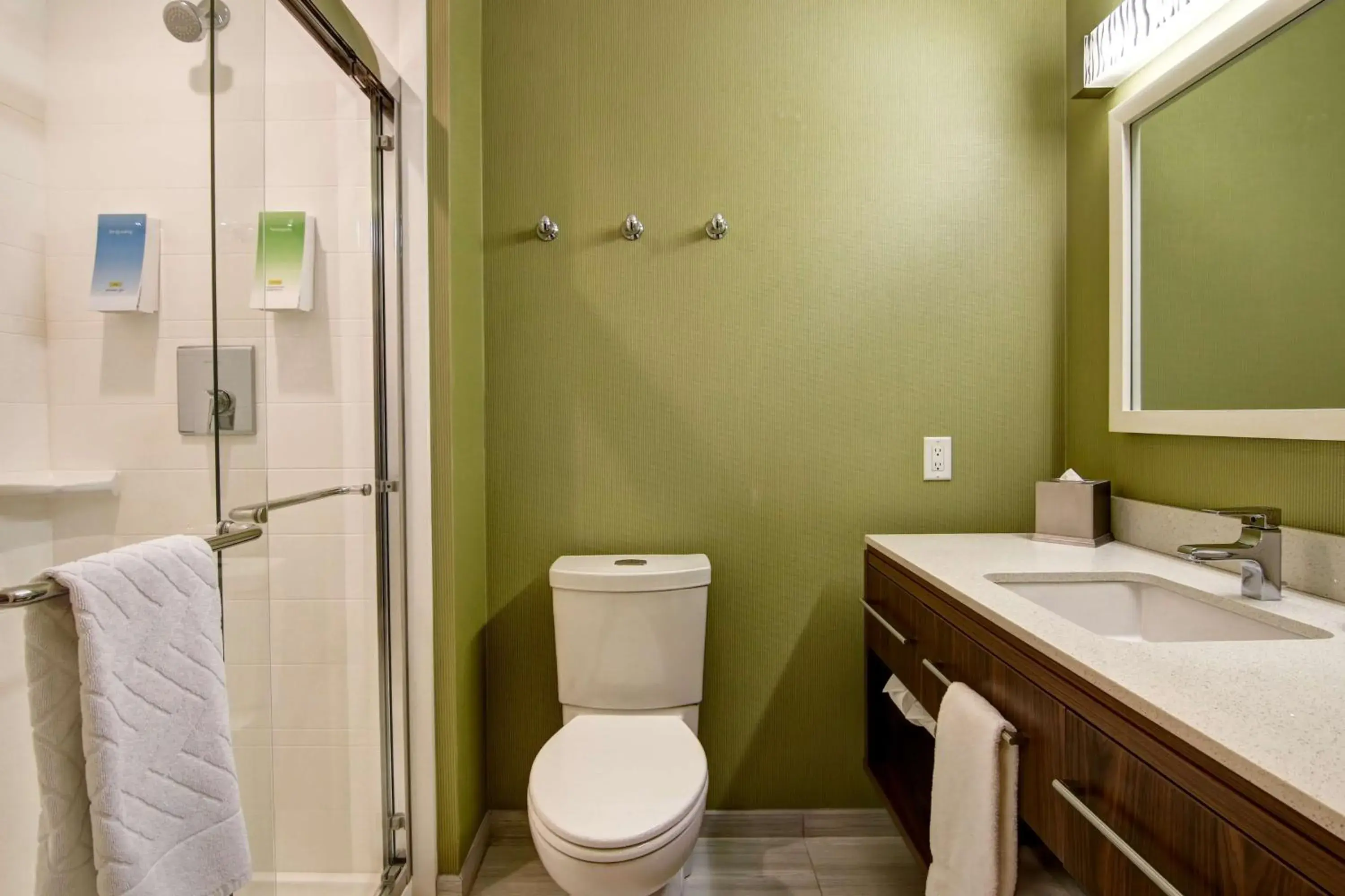 Bathroom in Home2 Suites by Hilton West Edmonton Bathroom in Home2 Suites by Hilton West Edmonton