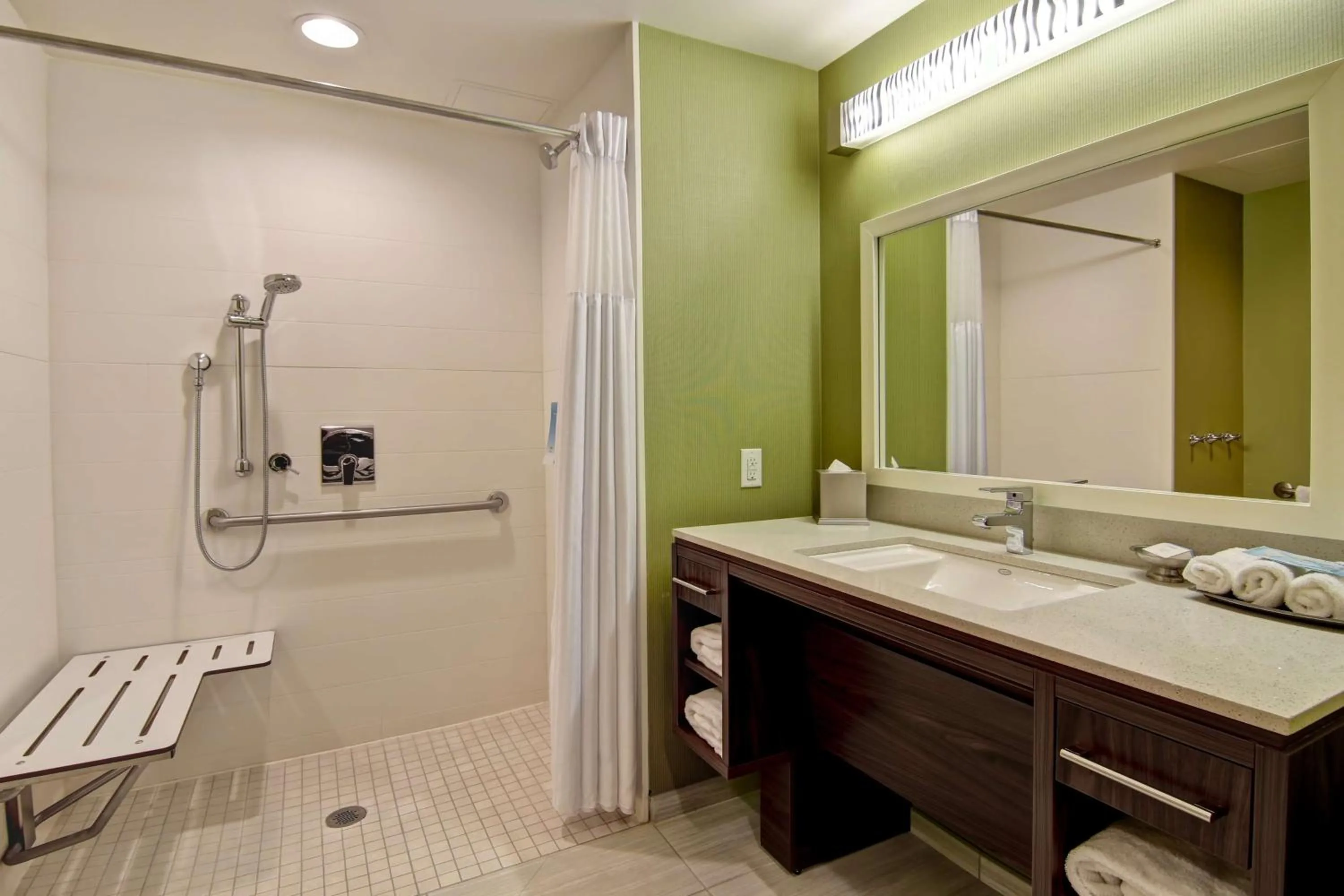 Bathroom in Home2 Suites by Hilton West Edmonton