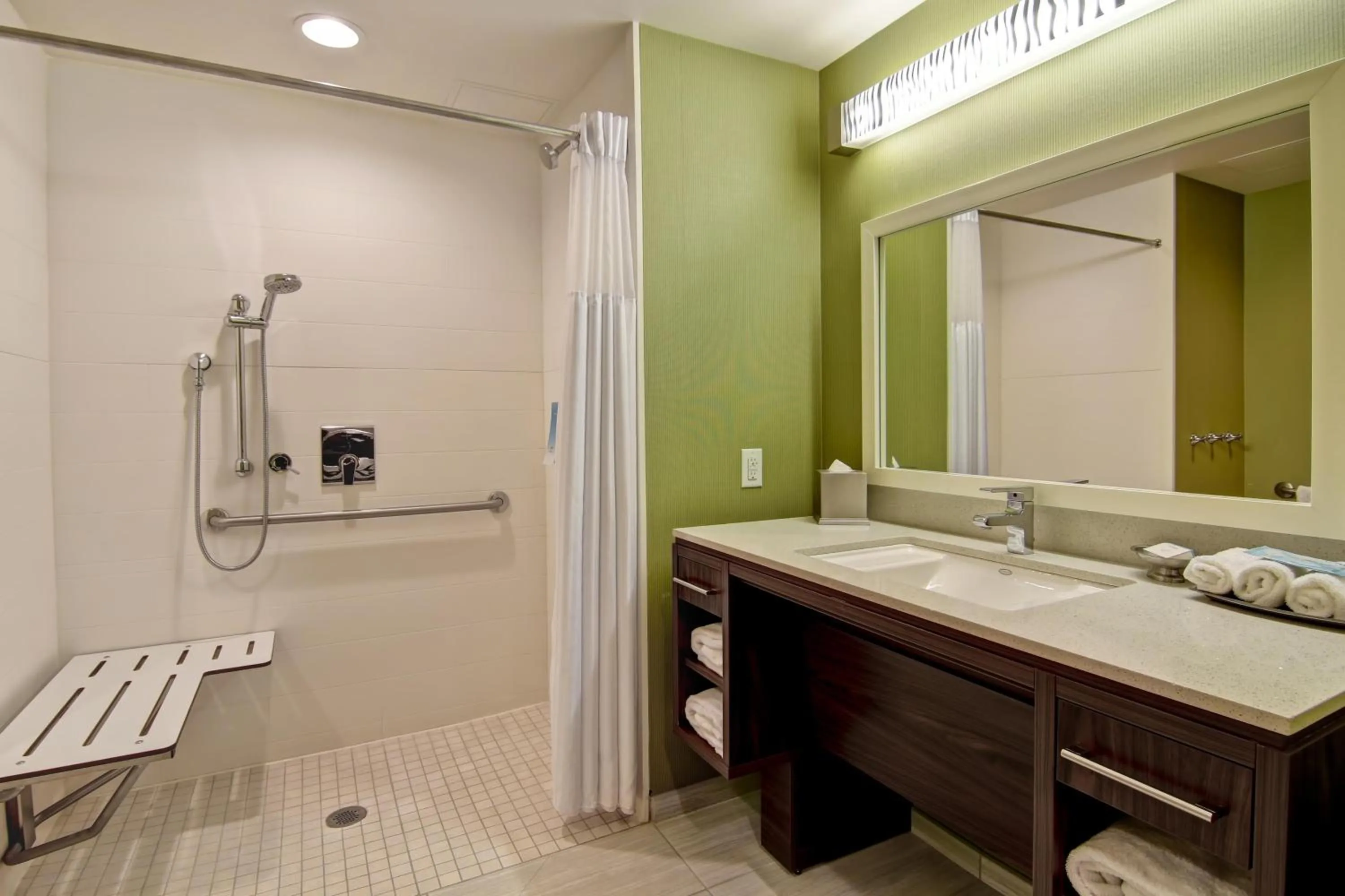 Bathroom in Home2 Suites by Hilton West Edmonton