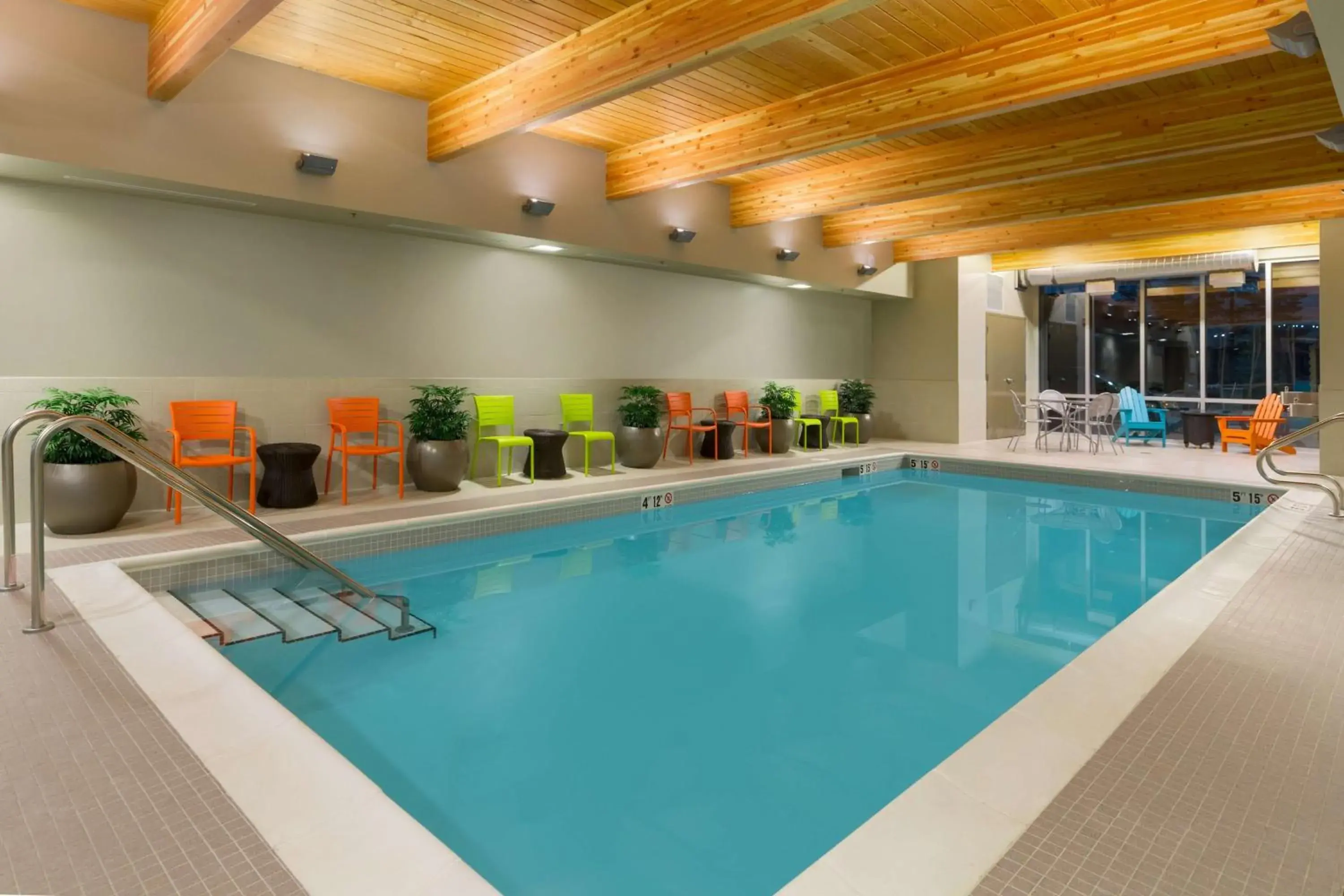 Pool view in Home2 Suites by Hilton West Edmonton Pool view in Home2 Suites by Hilton West Edmonton