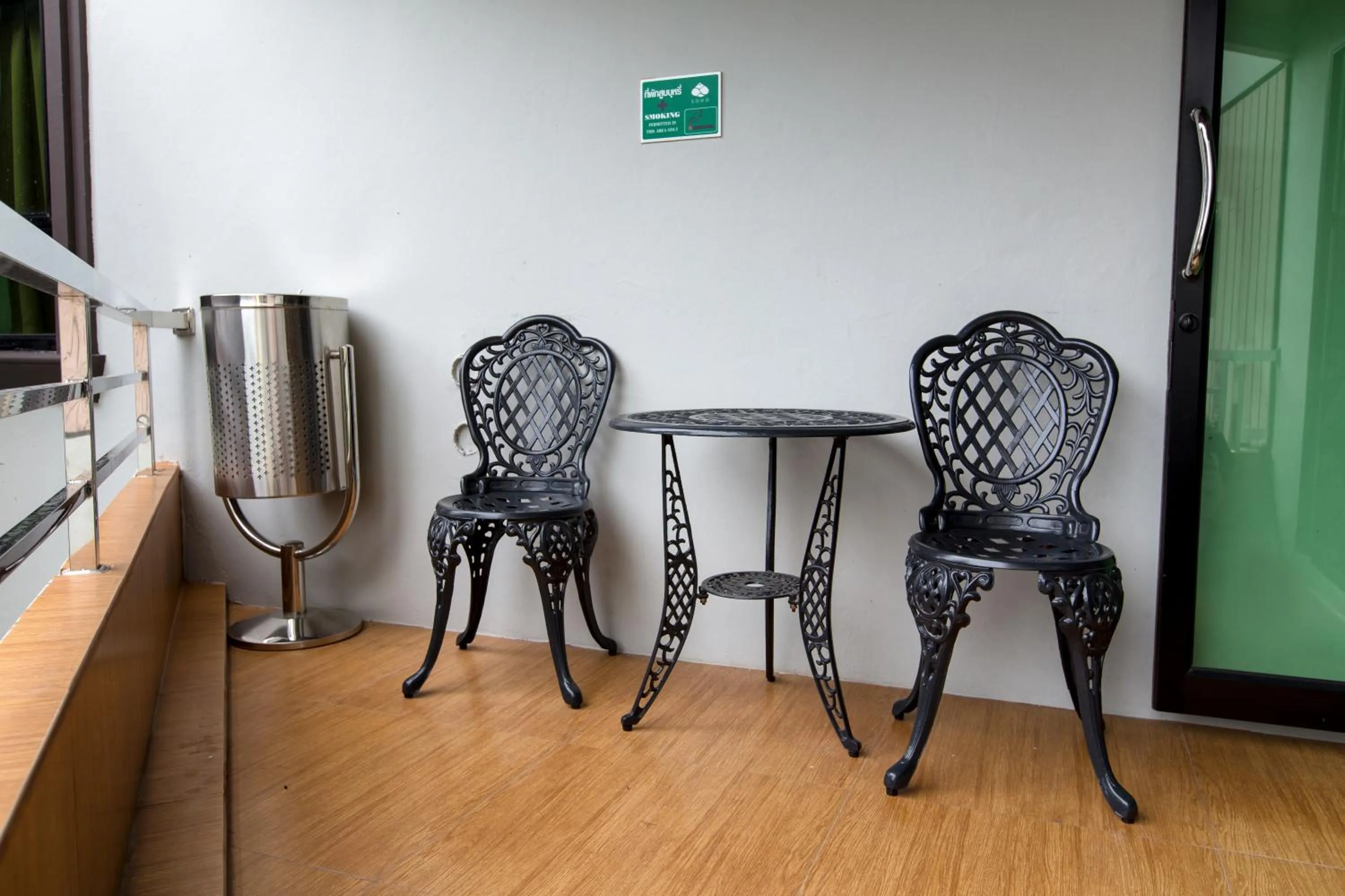 Seating area in SOHO Boutique Hotel