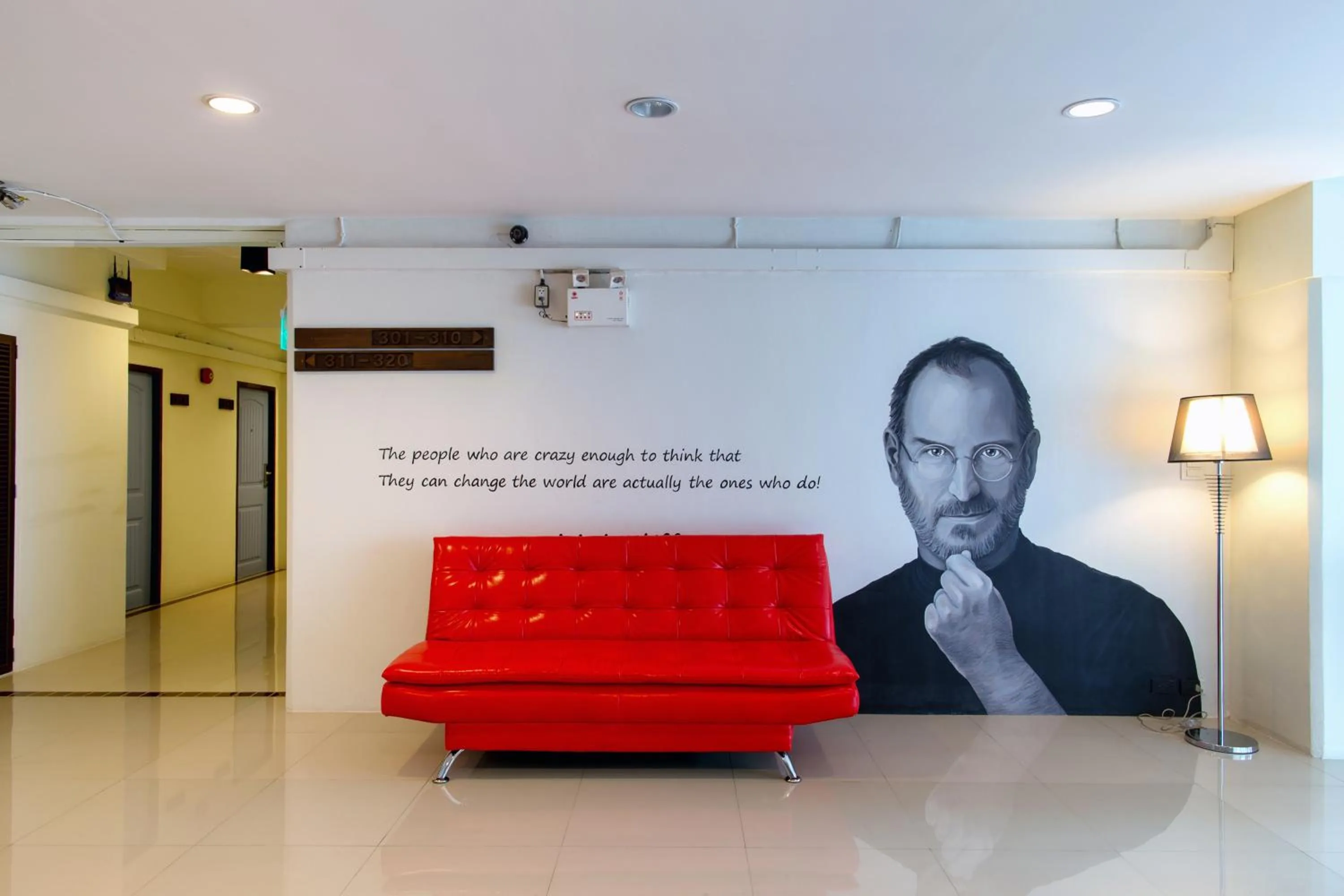 On site in SOHO Boutique Hotel