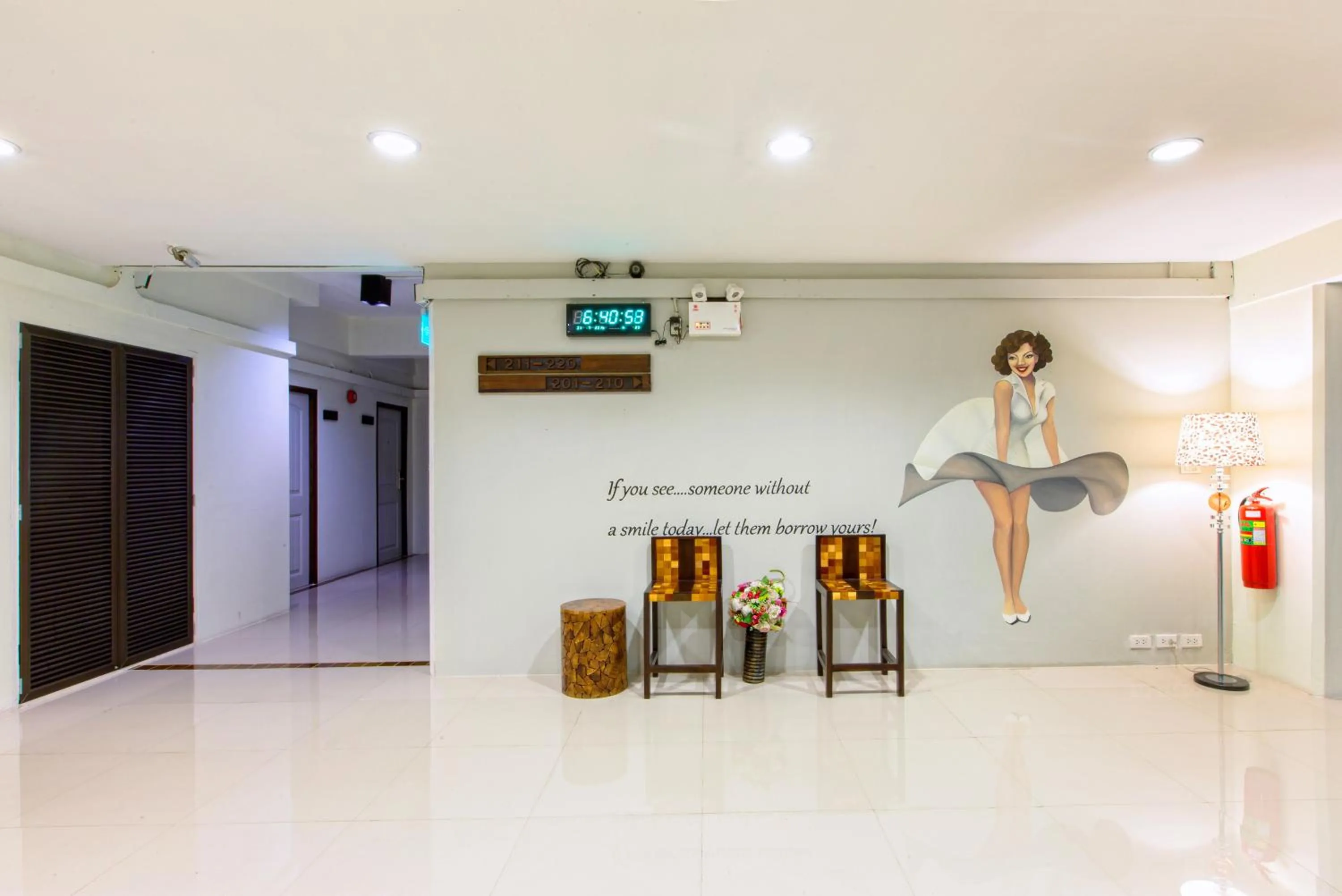 Floor plan in SOHO Boutique Hotel