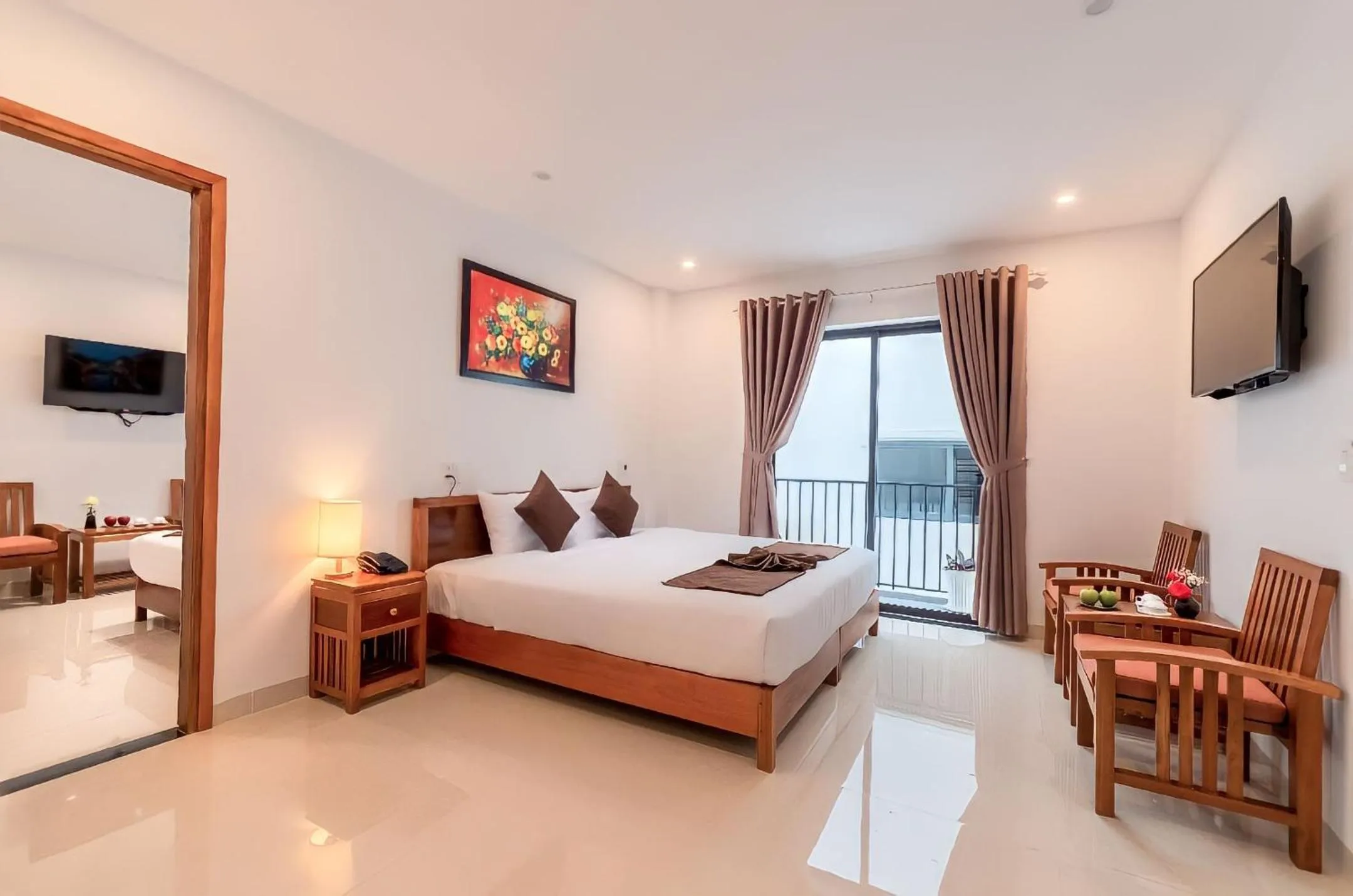 TV and multimedia, Bed in Tomorrow Hoi An Villa