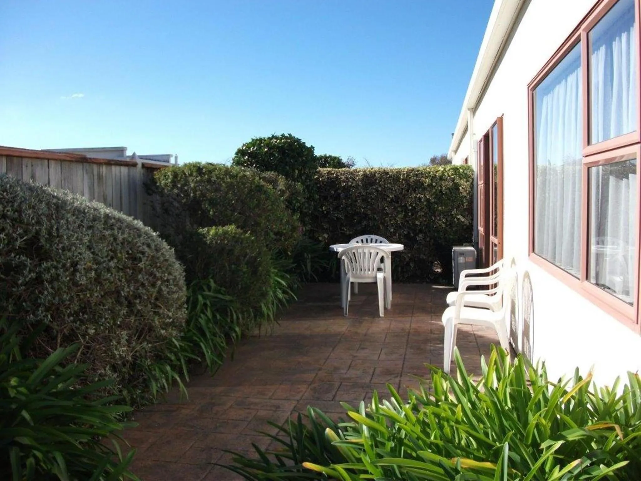Patio in Valdez Motor Lodge