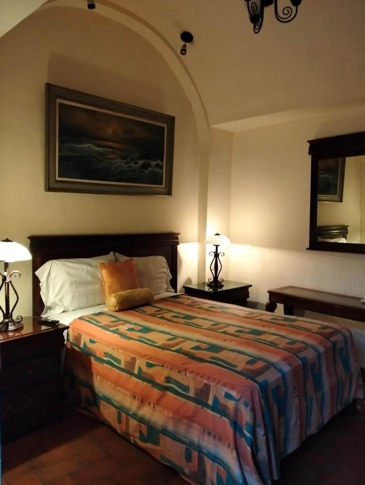 Bed in Hotel Antigua Casa de Piedra