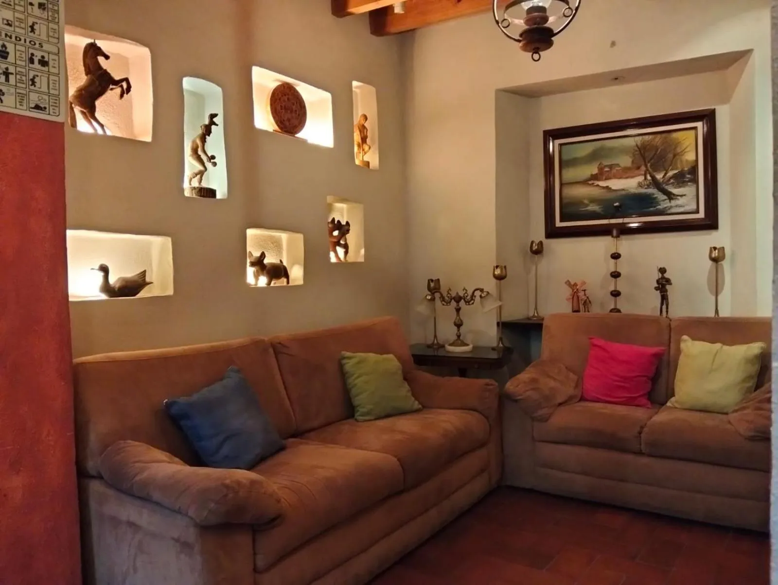 Living room in Hotel Antigua Casa de Piedra