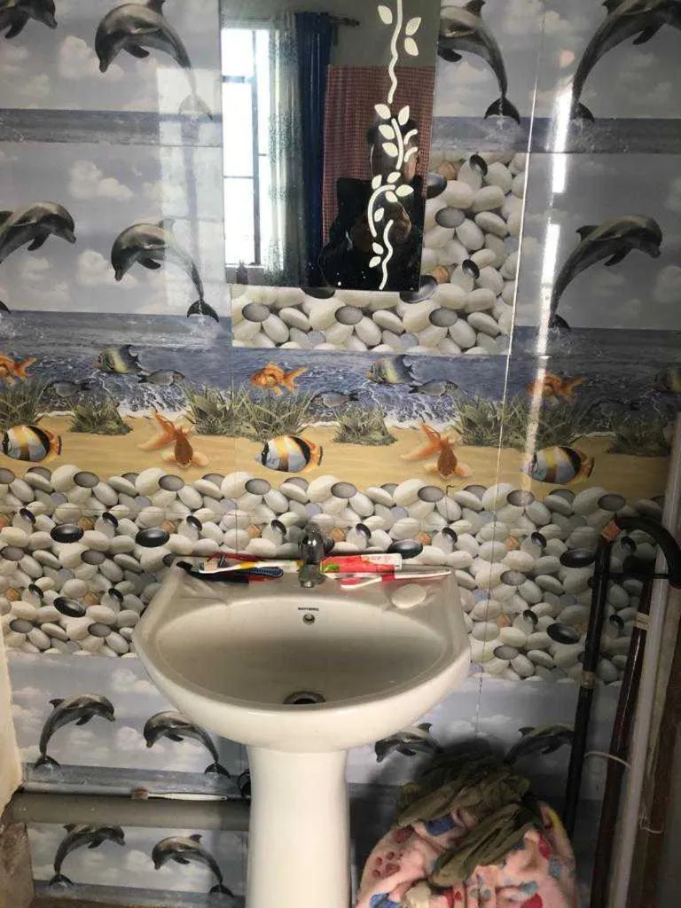 Bathroom in OYO The Mountain Soul