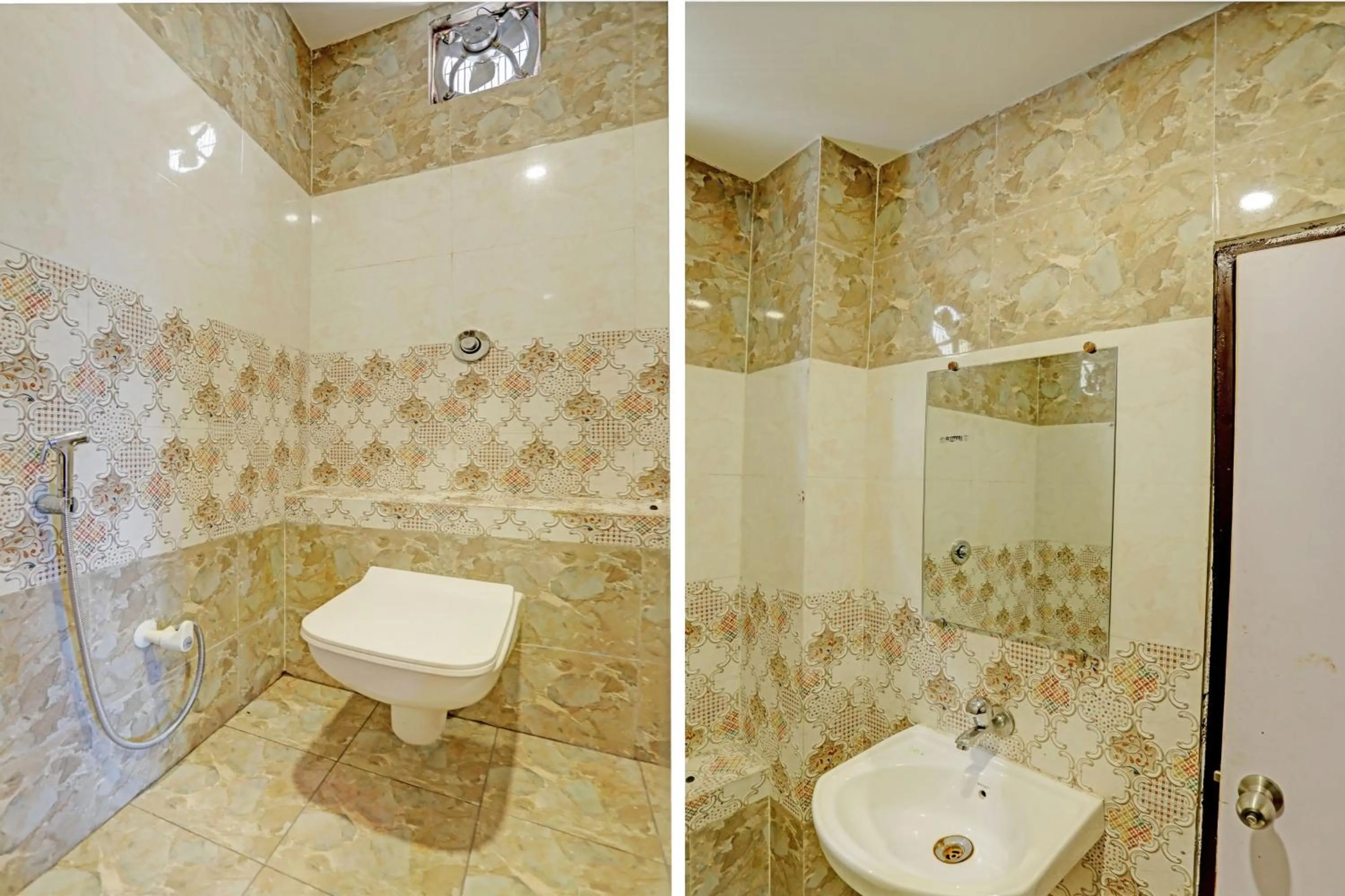 Bathroom in Hotel O Kubervatika