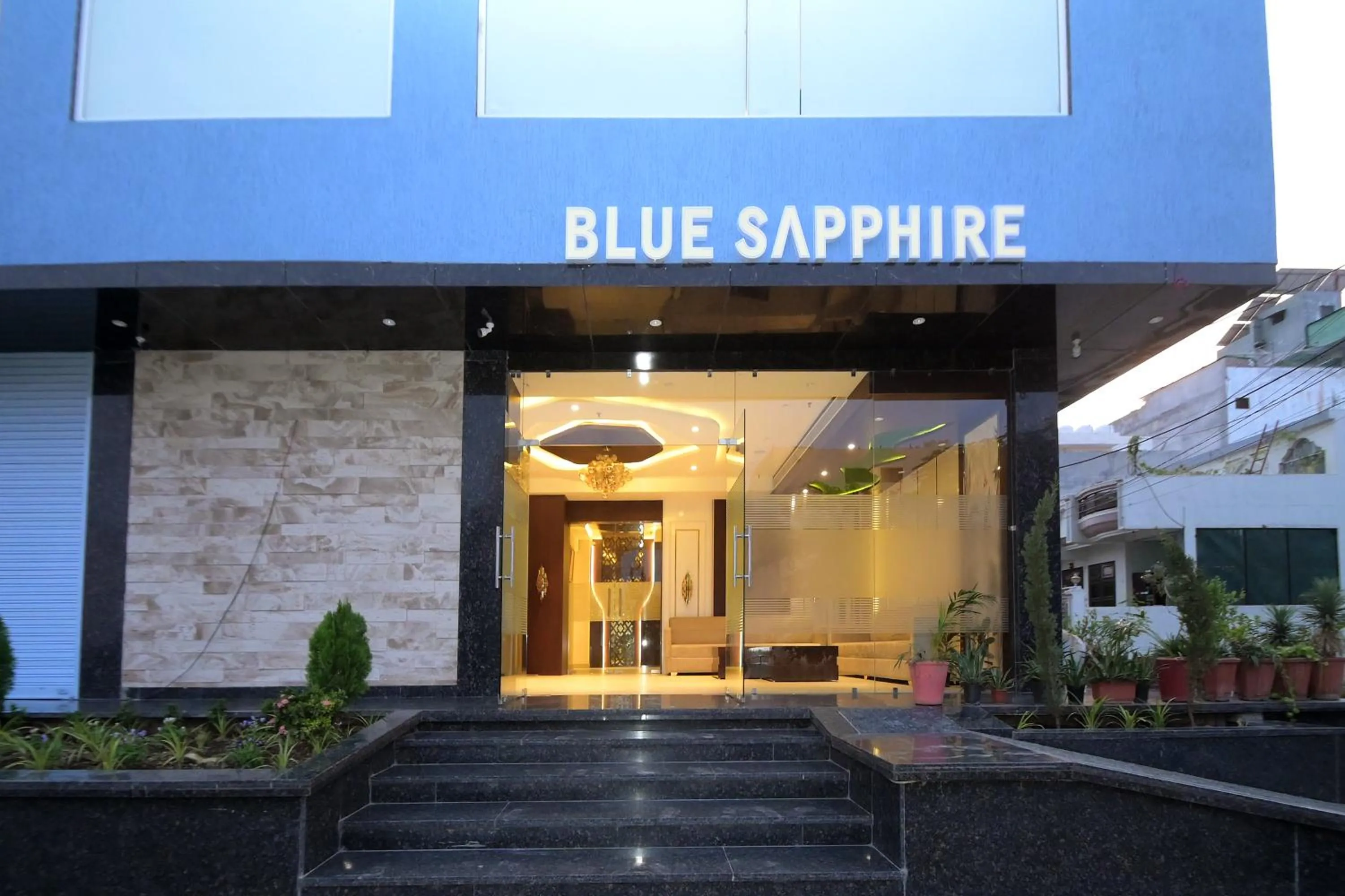 Facade/entrance in Hotel Blue Sapphire
