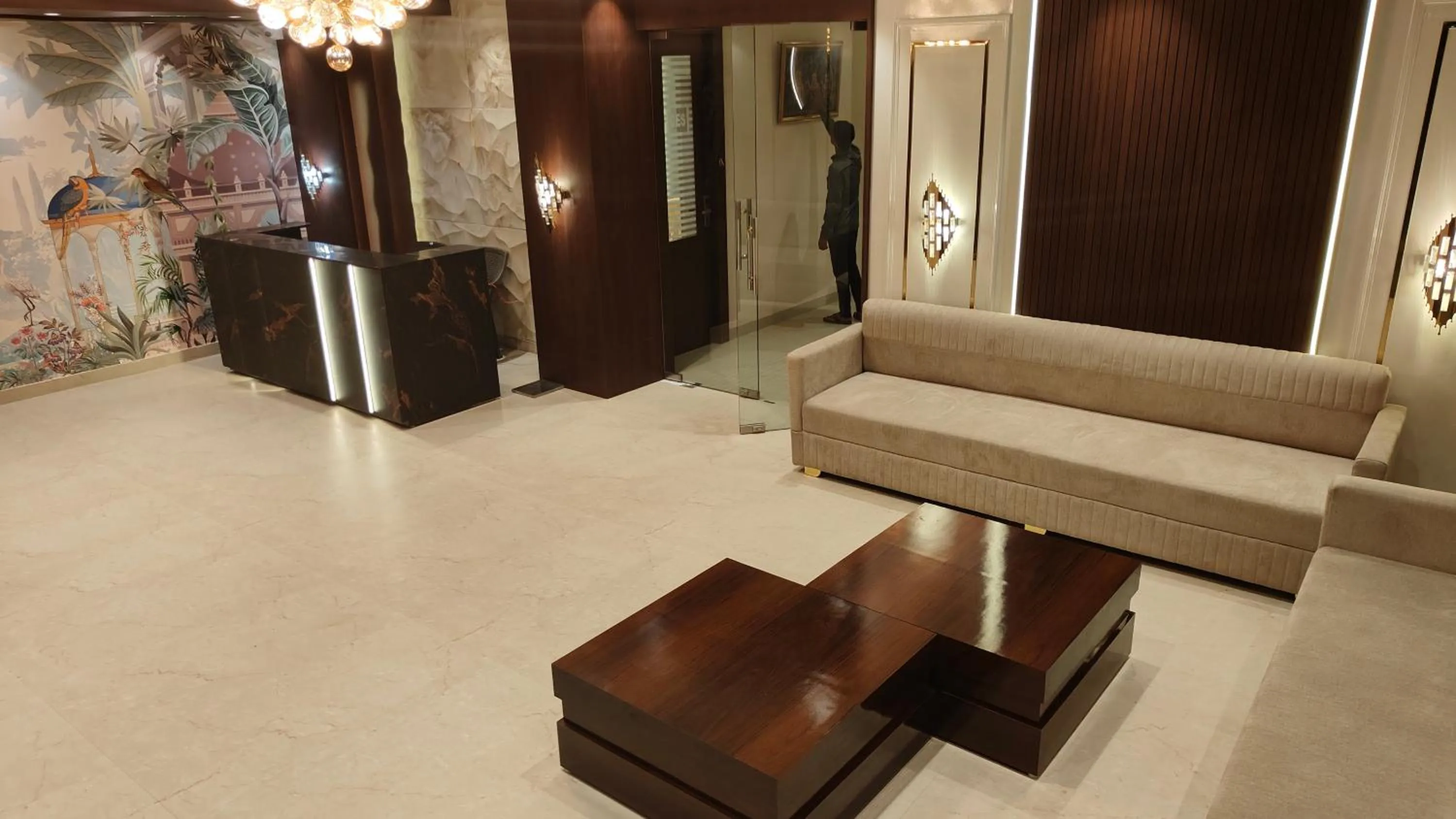 Seating area in Hotel Blue Sapphire