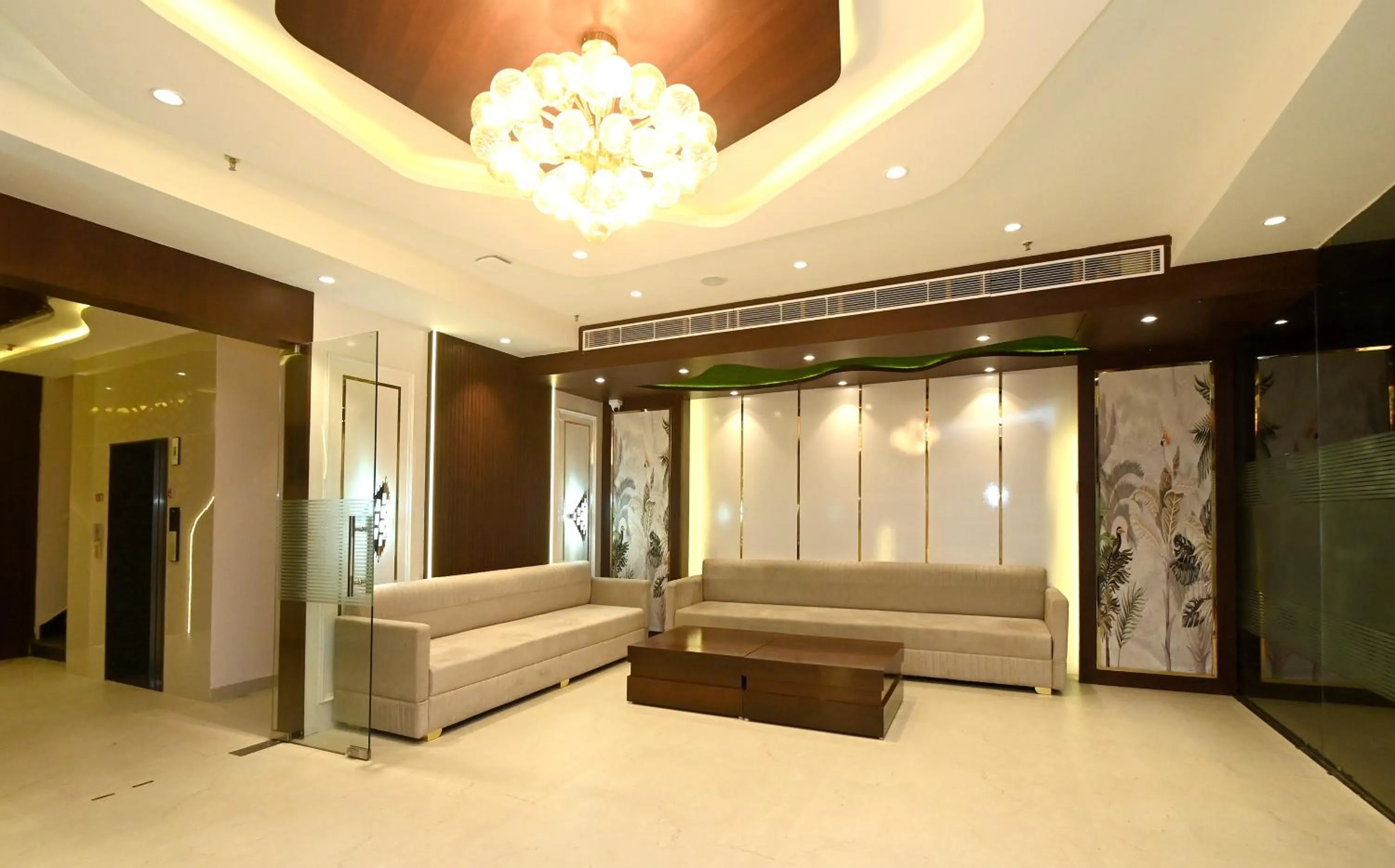 Seating area in Hotel Blue Sapphire