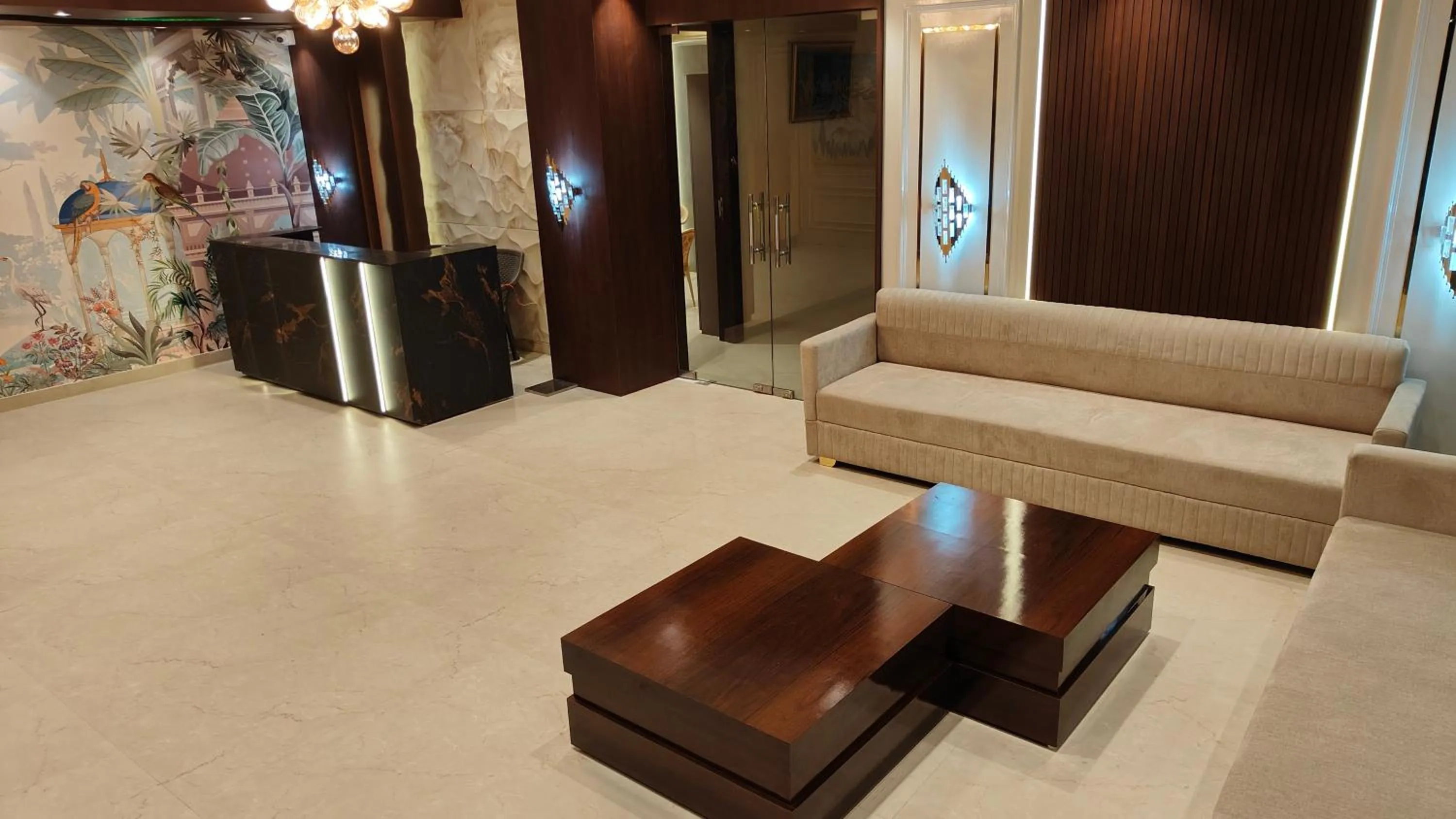 Seating area in Hotel Blue Sapphire