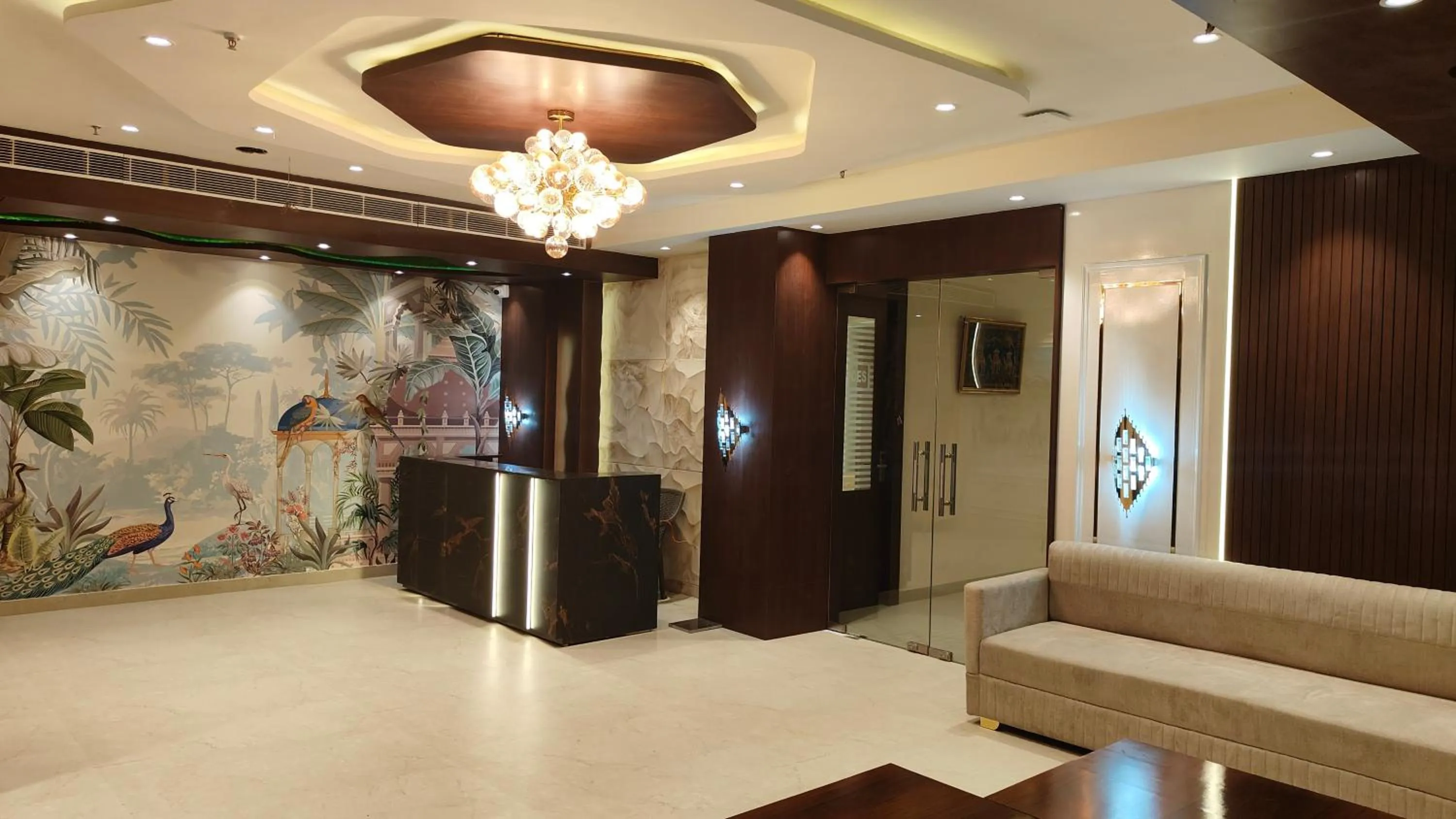 Seating area in Hotel Blue Sapphire