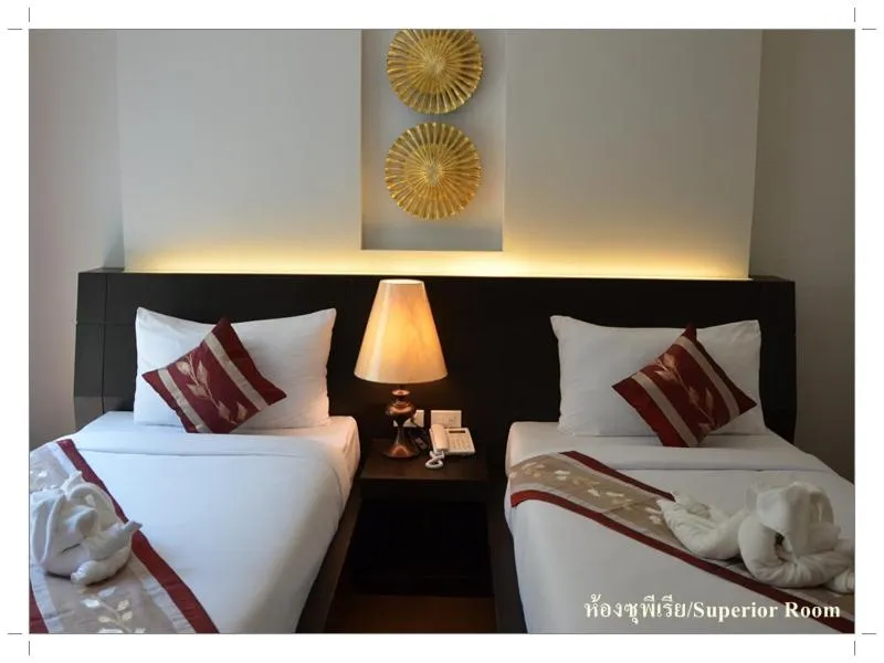 Bed in โรงแรม ดิ โอวาเล่ย์ [The O Valley Boutique Hotel]