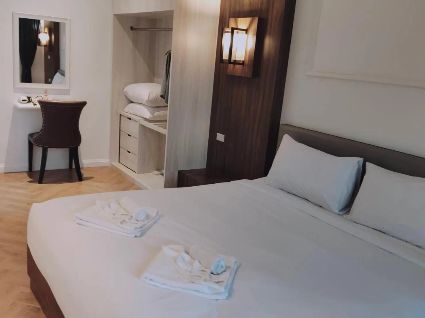 Bed in โรงแรม ดิ โอวาเล่ย์ [The O Valley Boutique Hotel]