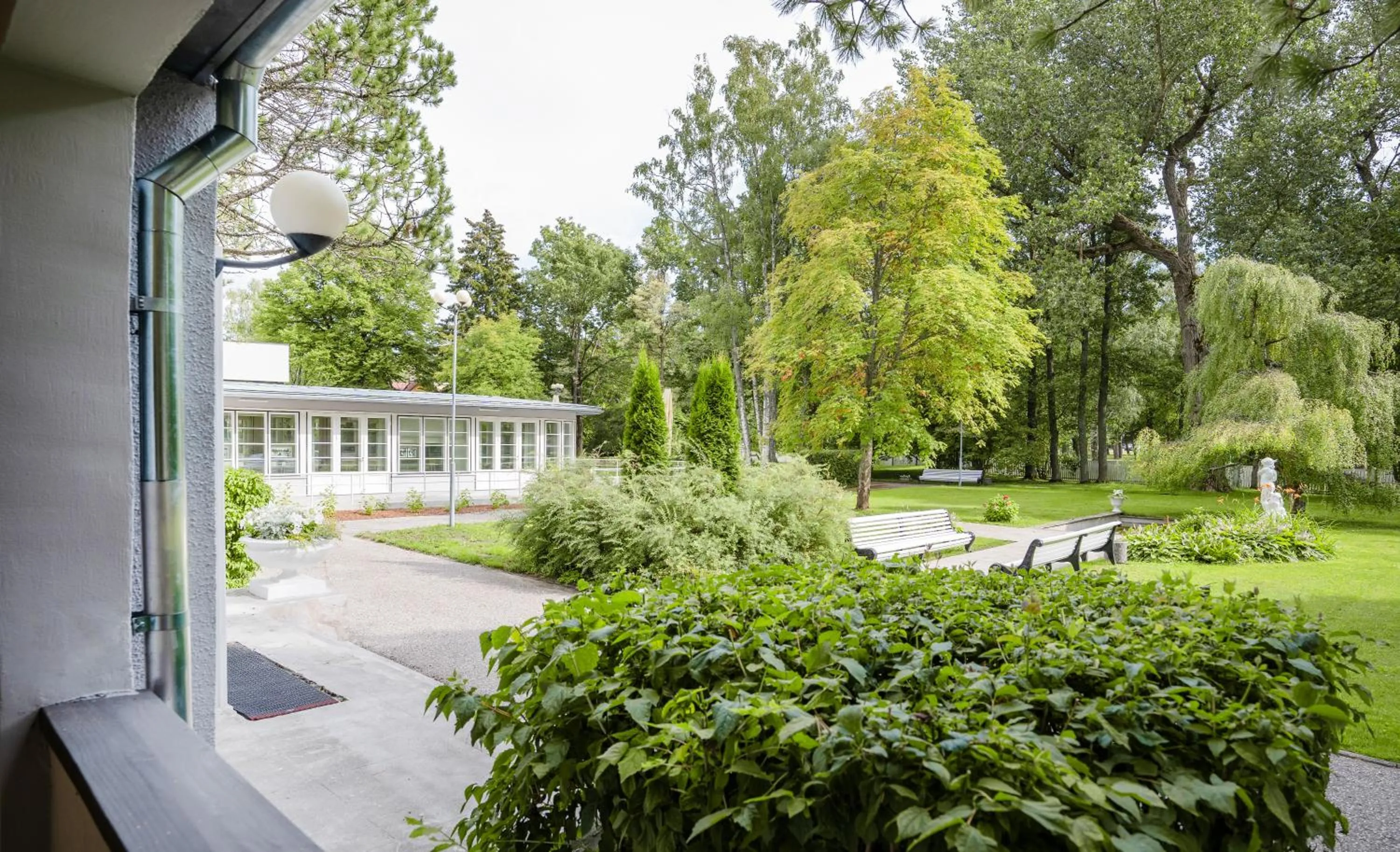 Garden view in Wasa Historical 1938 Boutique Hotel