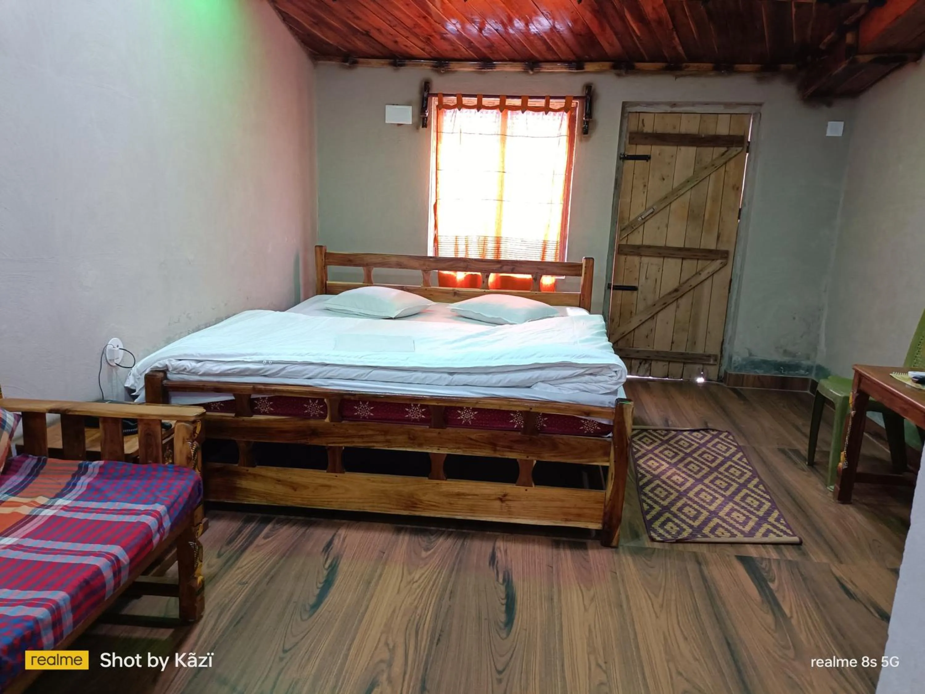 Bed in Ram Shyam Village Resort