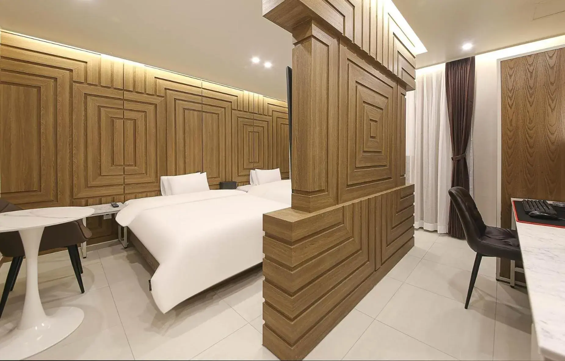 Bed in Brown Dot Hotel Sinan Bed in Brown Dot Hotel Sinan