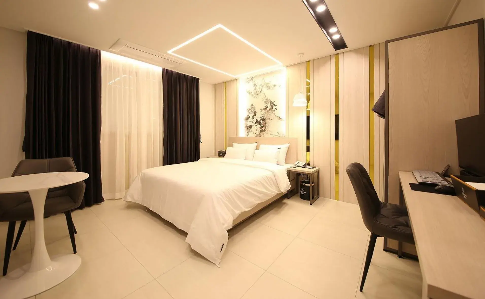 Bed in Brown Dot Hotel Sinan Bed in Brown Dot Hotel Sinan