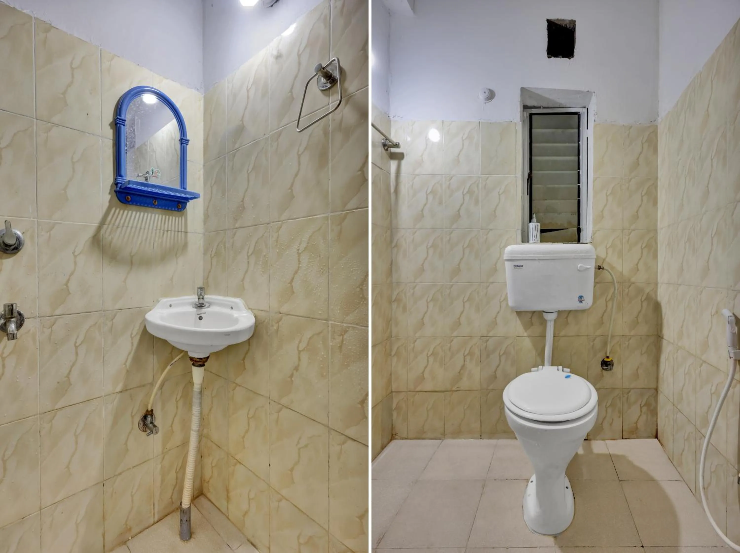 Bathroom in OYO Flagship Larica Green Valley