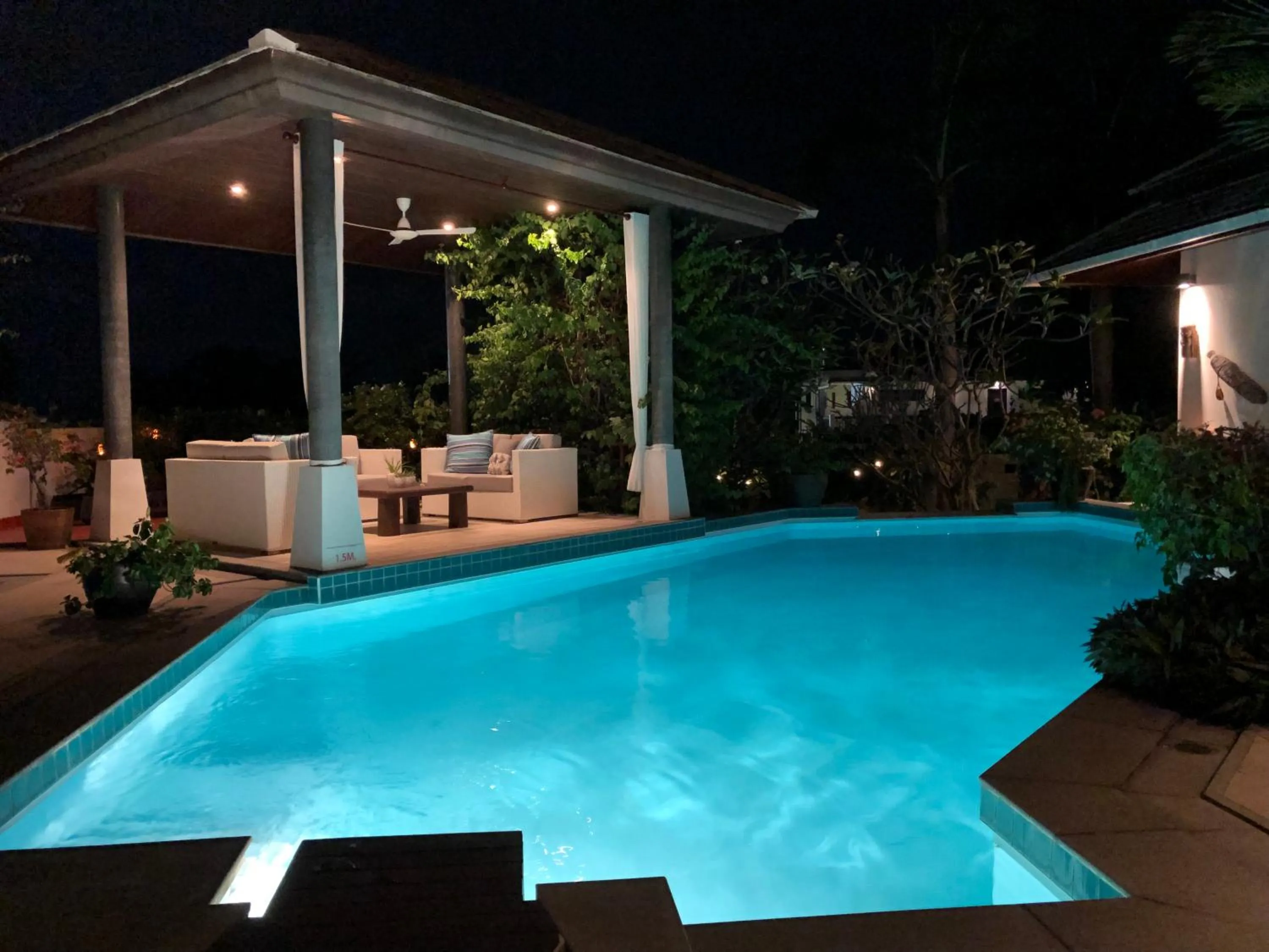 Swimming pool in Samui Blu, villa with private pool