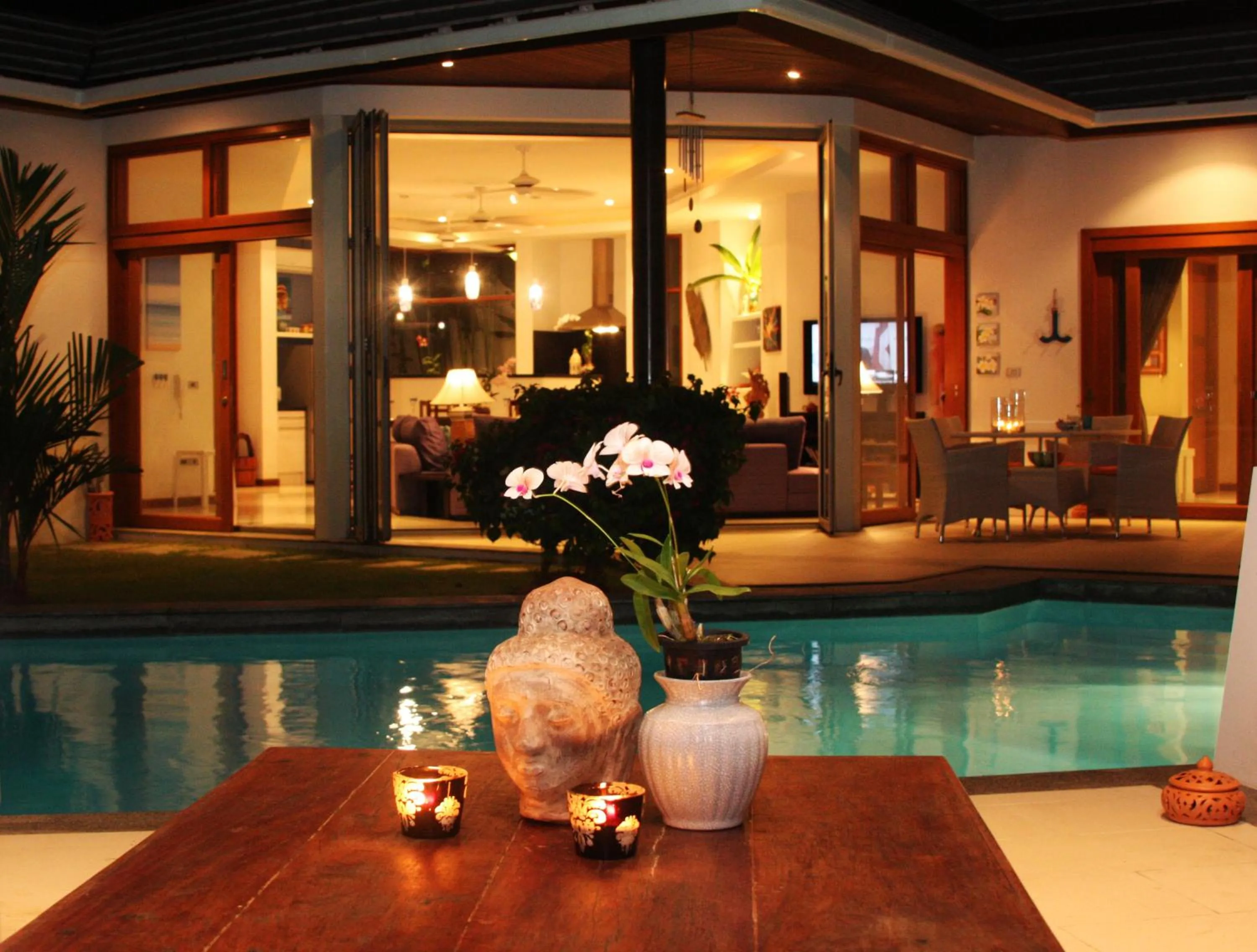 Night in Samui Blu, villa with private pool
