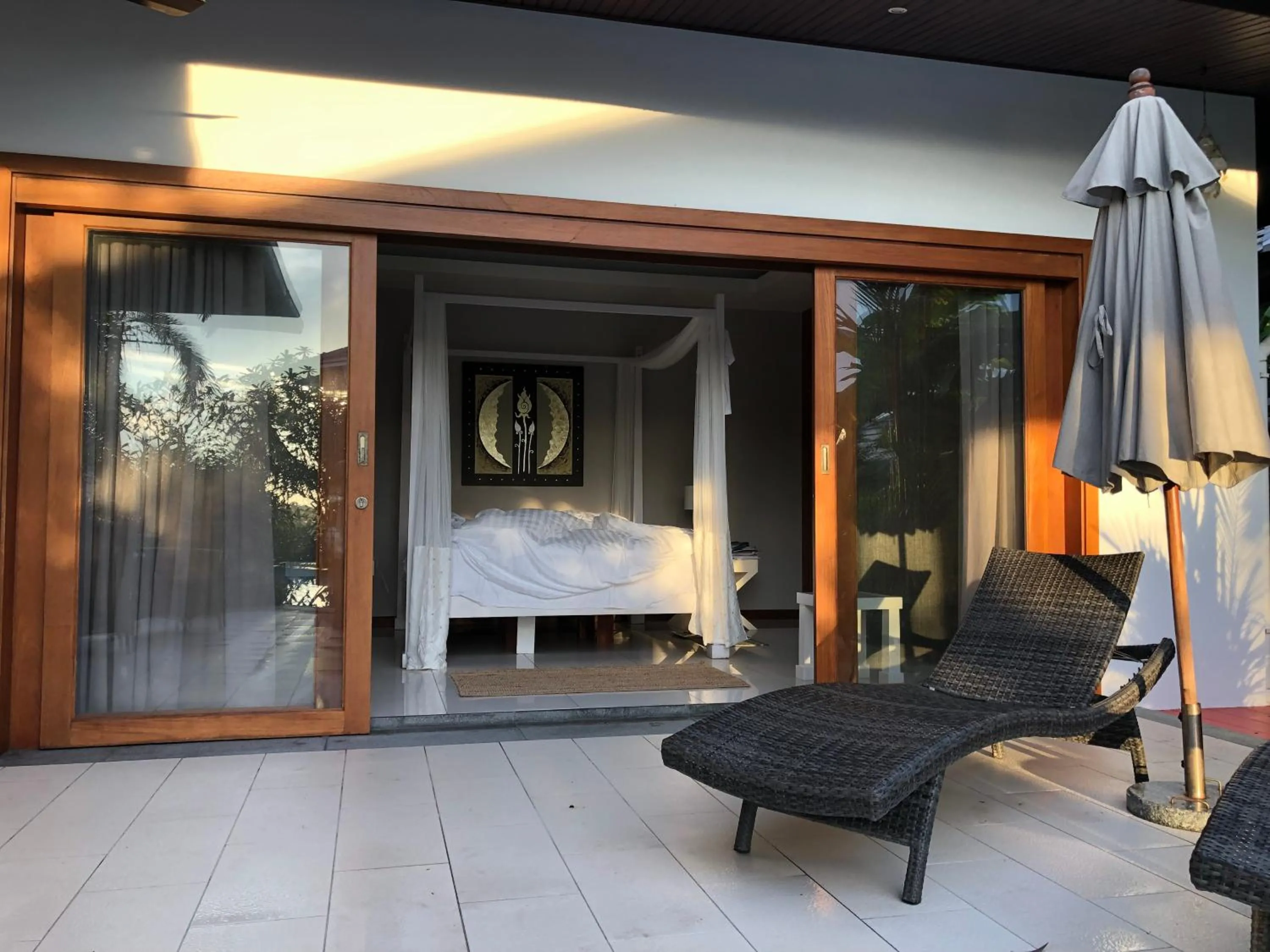 Balcony/Terrace in Samui Blu, villa with private pool