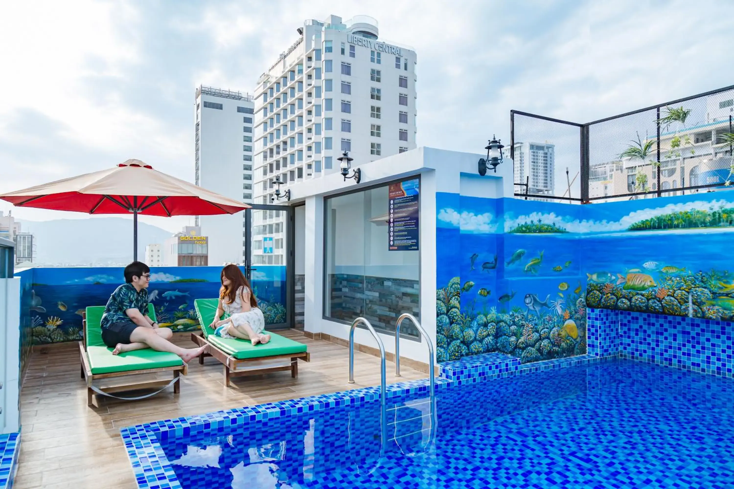 Swimming pool in Azura Gold Hotel & Apartment Swimming pool in Azura Gold Hotel & Apartment