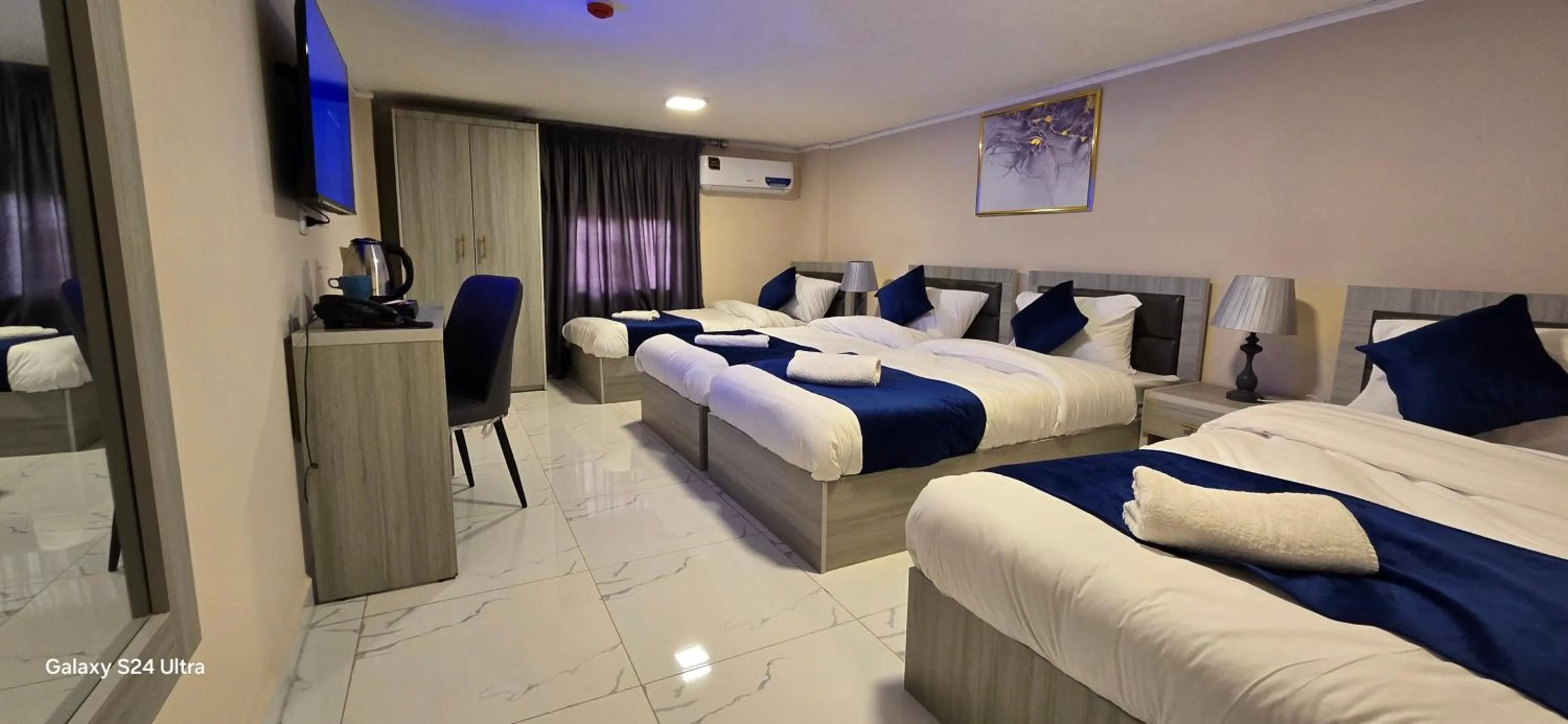 Bed in VIP Hotel Amman