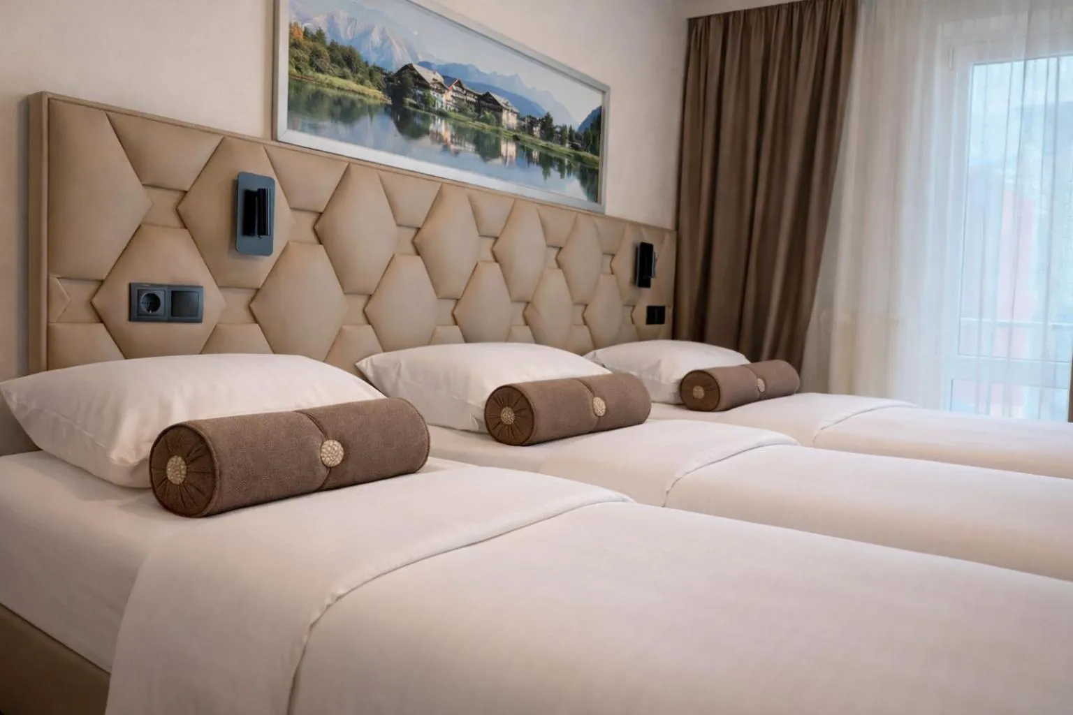 Bed in Bayer's Boardinghouse und Hotel