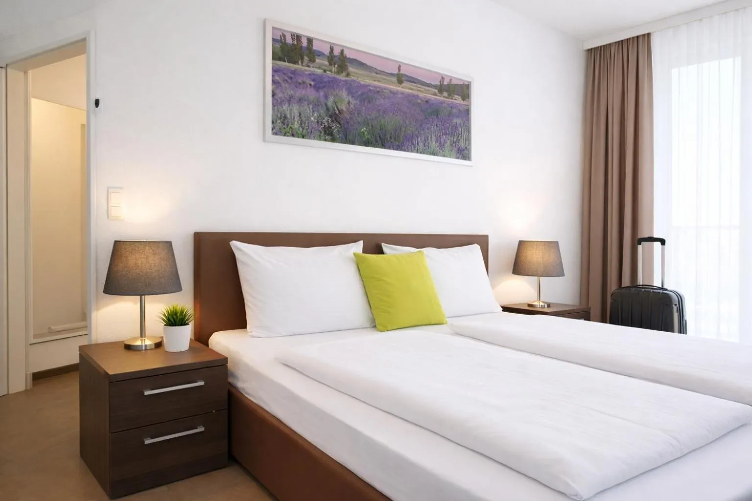 Bed in Bayer's Boardinghouse und Hotel